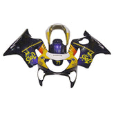 Amotopart 1999-2000 Honda CBR600F4 Purple Yellow Fairing Kit