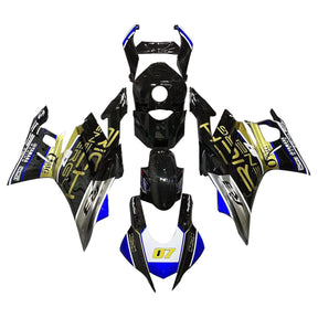 Amotopart 2022-2024 Kit carena Yamaha YZF-R3 R25 blu e oro