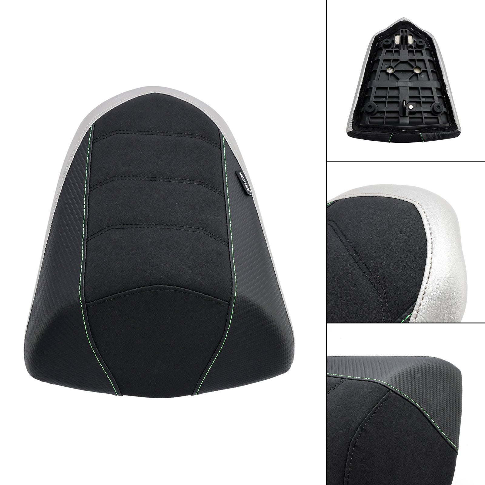 2022-2023 KAWASAKI Ninja 1000SX Rear Passenger Seat Pillion Saddle Flat Green