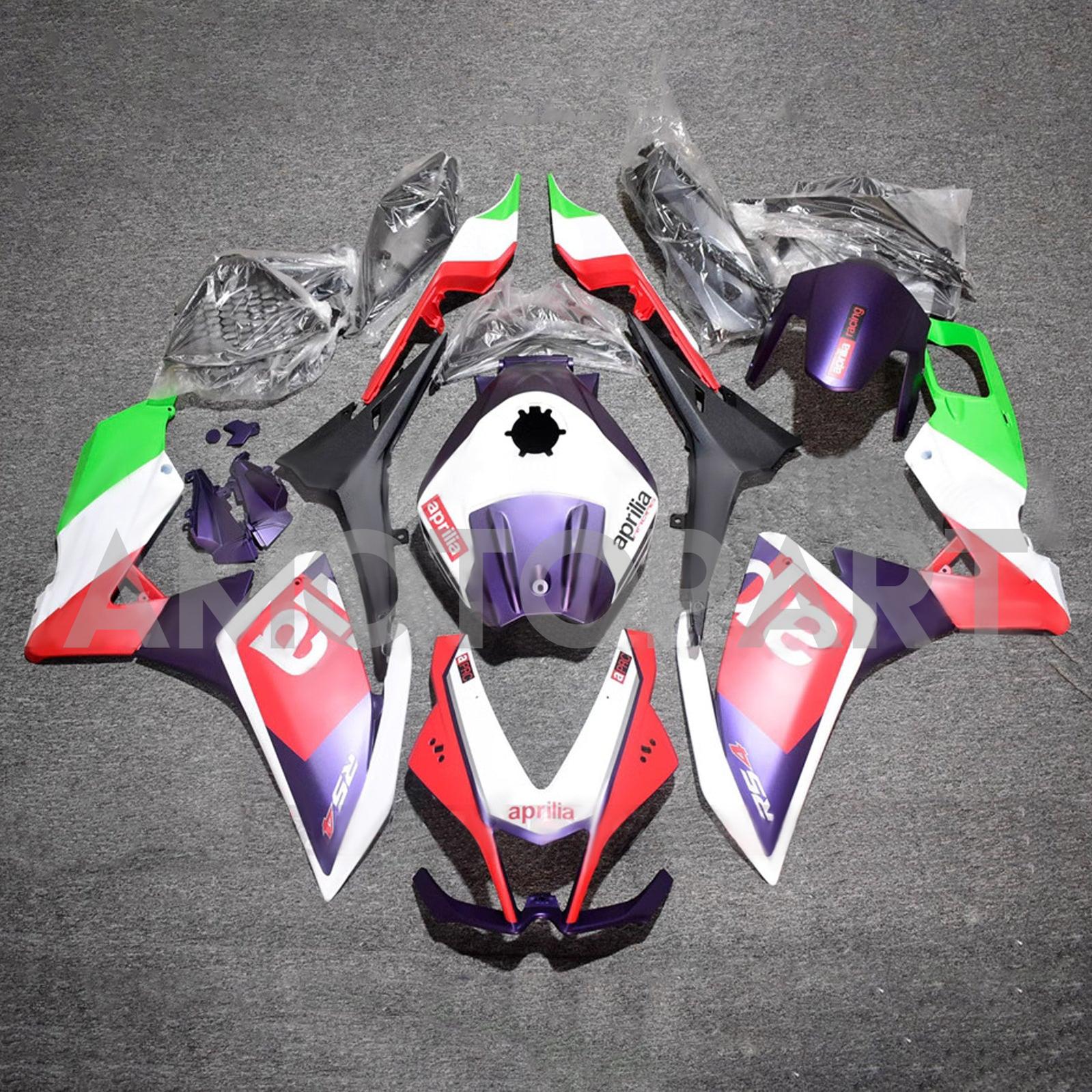 Amotopart 2012-2016 Aprilia RS4 / 125 / 50 Purple White Red Fairing Kit