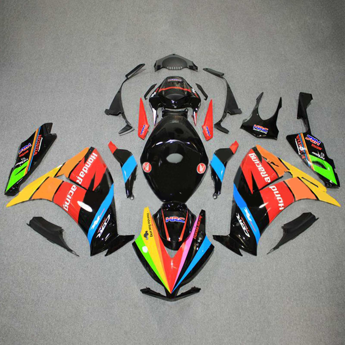 Amotopart 2012-2016 CBR1000RR Honda Kit de carenado multicolor