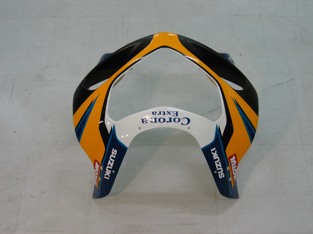 Amotopart Suzuki 01-03 GSXR600 & 00-03 GSXR750 Yellow Blue Fairing Kit