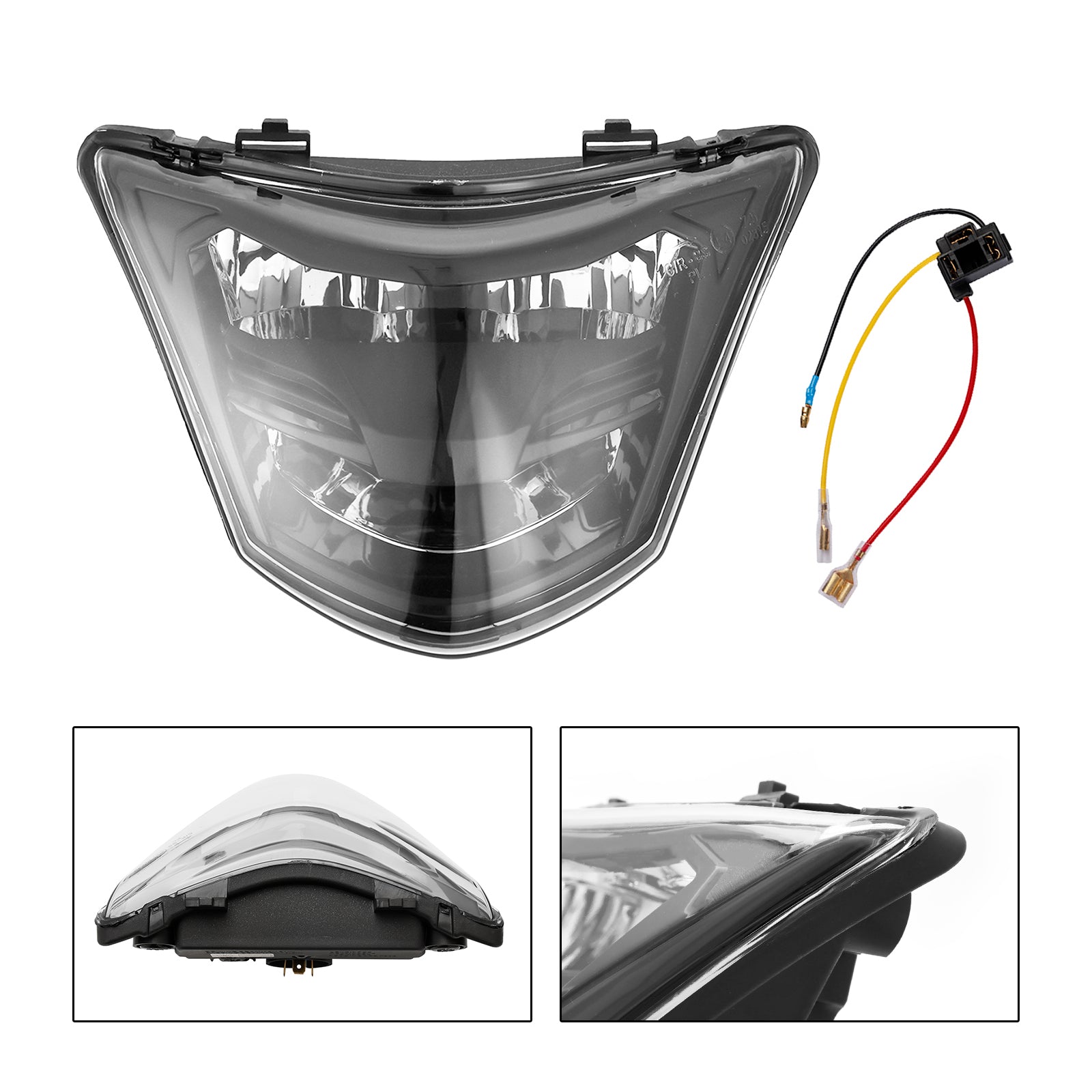 Frontscheinwerfer-Gitter-Scheinwerfer-LED-Schutz für Yamaha Lc135-V1 Lc135 V1 Smoke