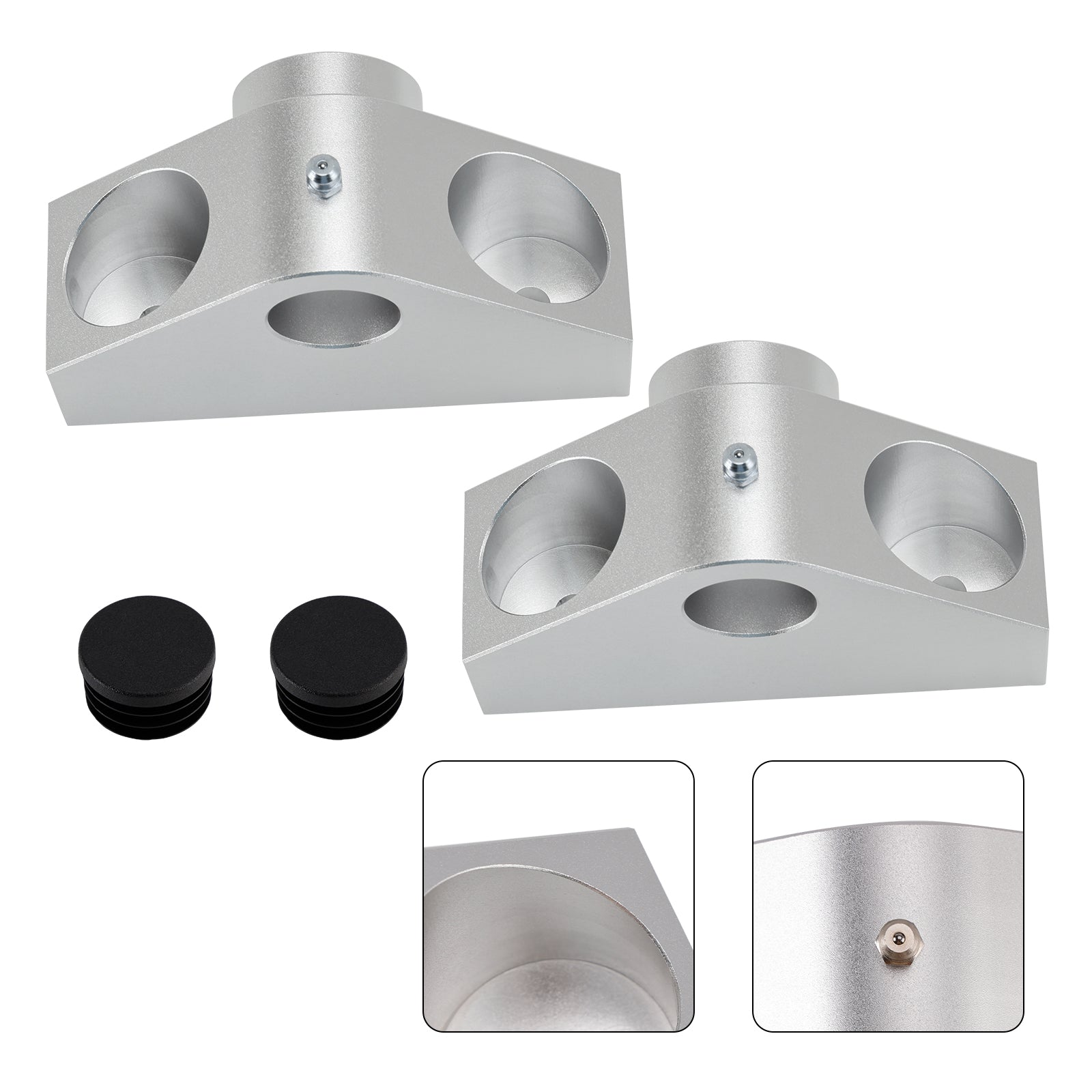 2 Pcs 2016-2024 Can Am Defender Hd Sxs Dump Bed Hinge Mount Kit Billet Kit