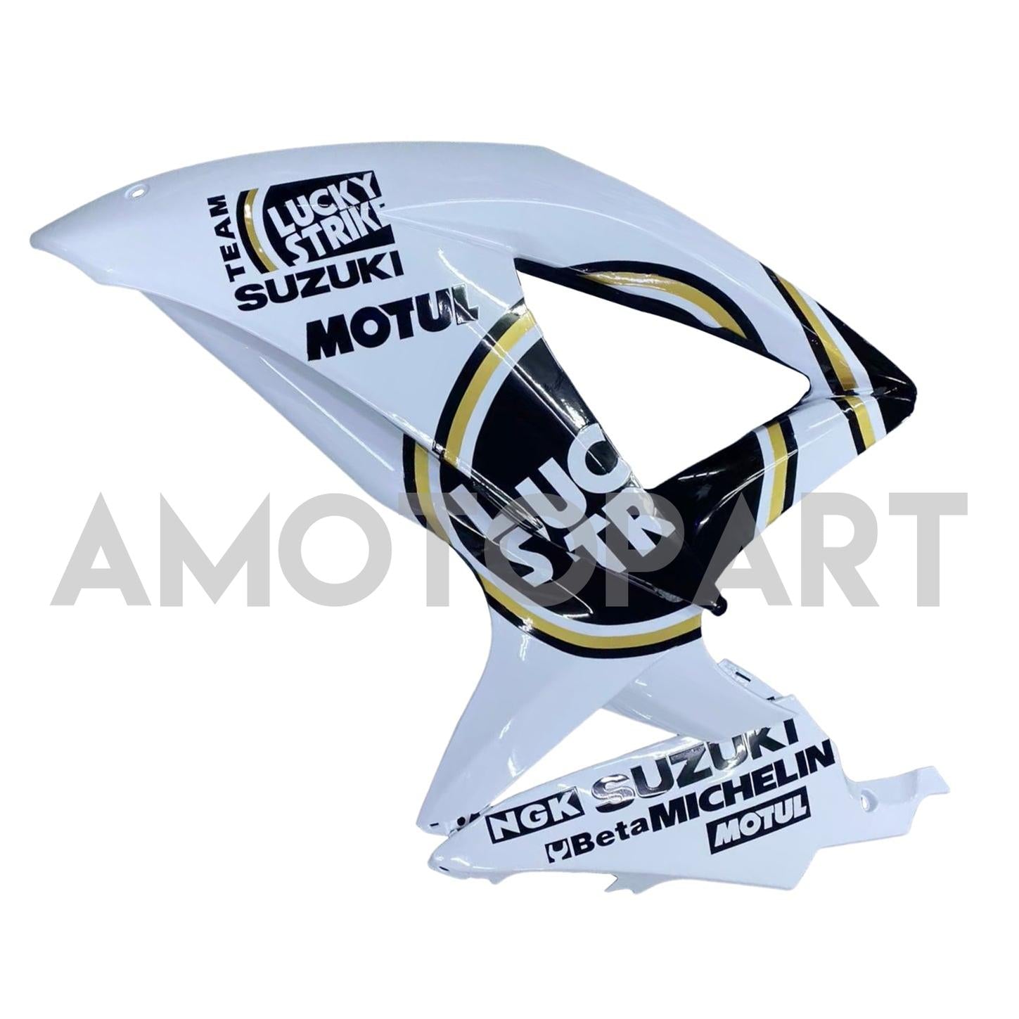 Amotopart 2008-2009 Suzuki GSXR 600/750 White Black Fairing Kit