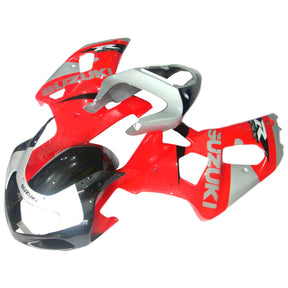 Amotopart Suzuki 01-03 GSXR600 & 00-03 GSXR750 Red Grey Fairing Kit