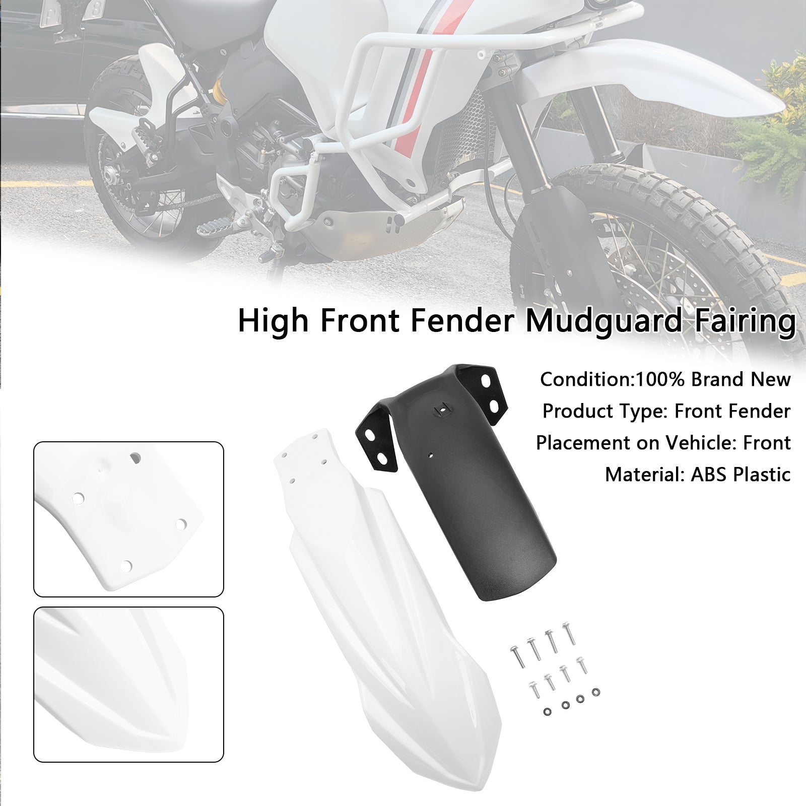 2019-2024 Yamaha Tenere 700 High Front Fender Mudguard Fairing