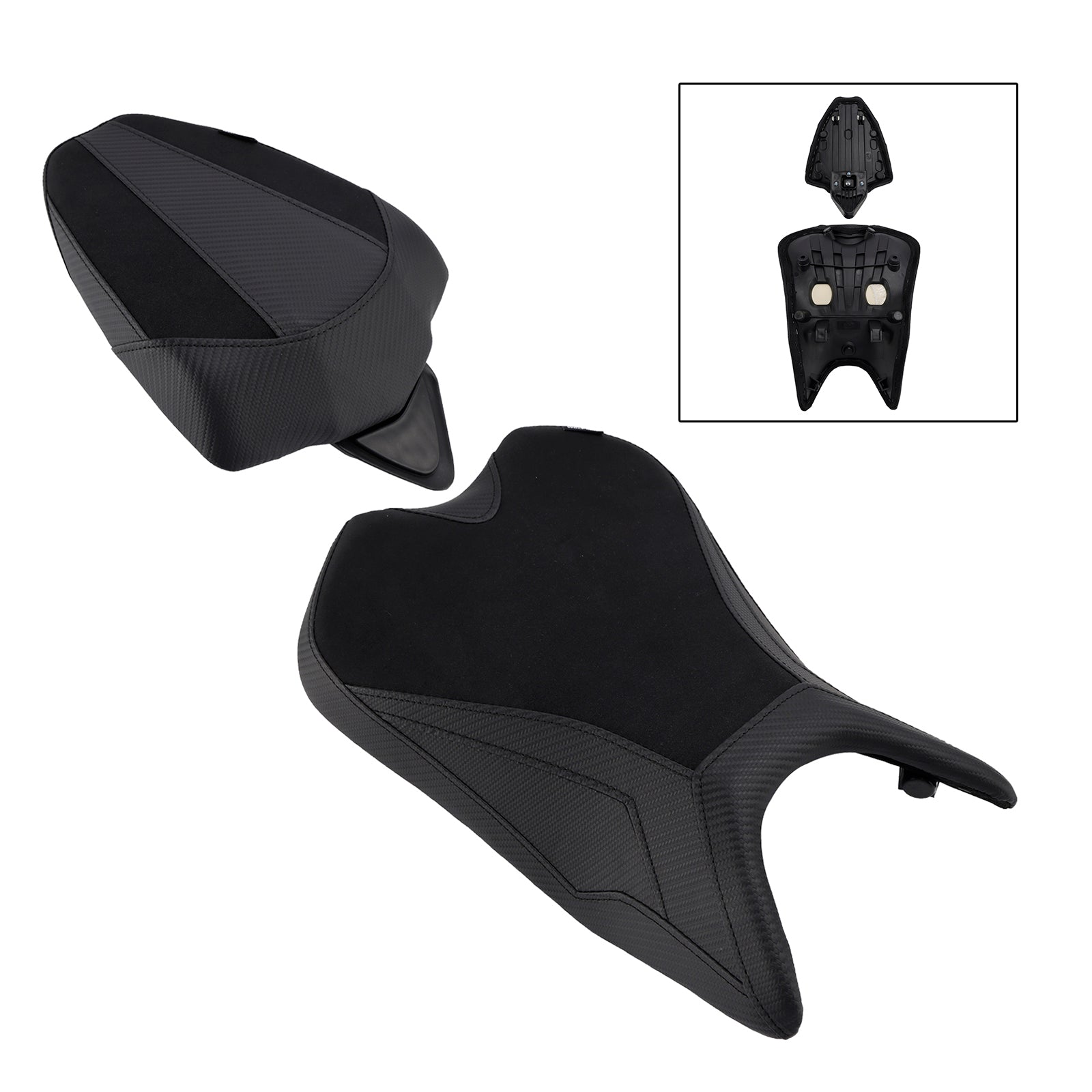2024-2025 Aprilia Rs457 Rs 457 Driver&PPassagiersstoelset Kussen PU Geschikt Rood