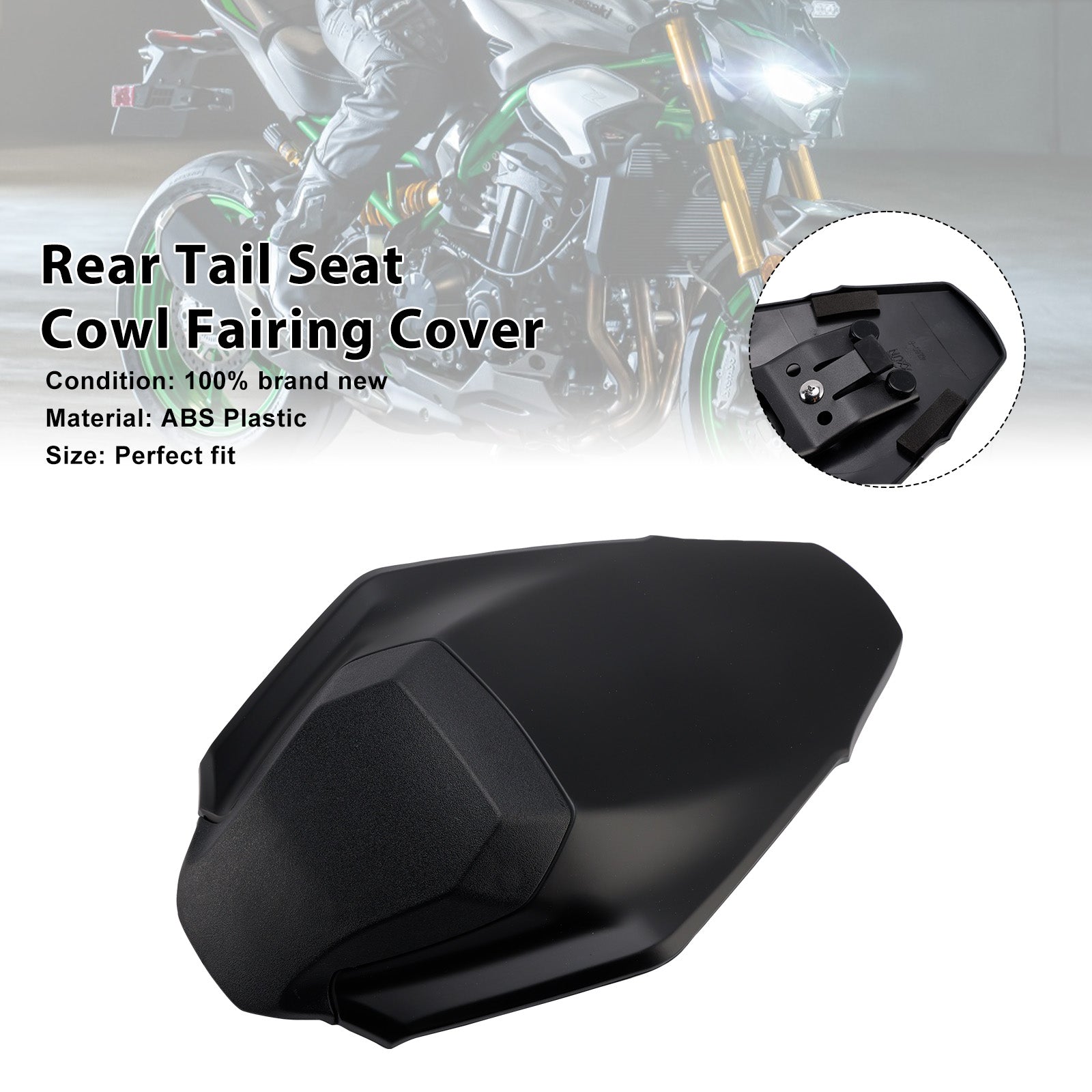 Kawasaki Z900 Z900SE 2025-2026 Couvercle de carénage de capot de siège arrière