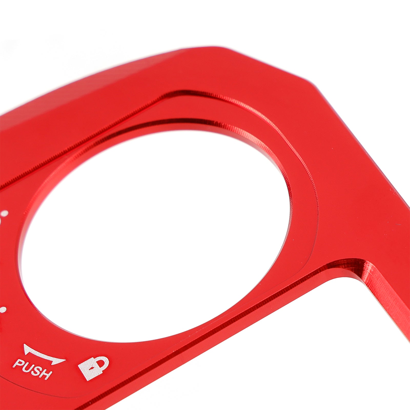 22-24 Honda ADV 160 ADV160 Aluminum Ignition Switch Cover Red