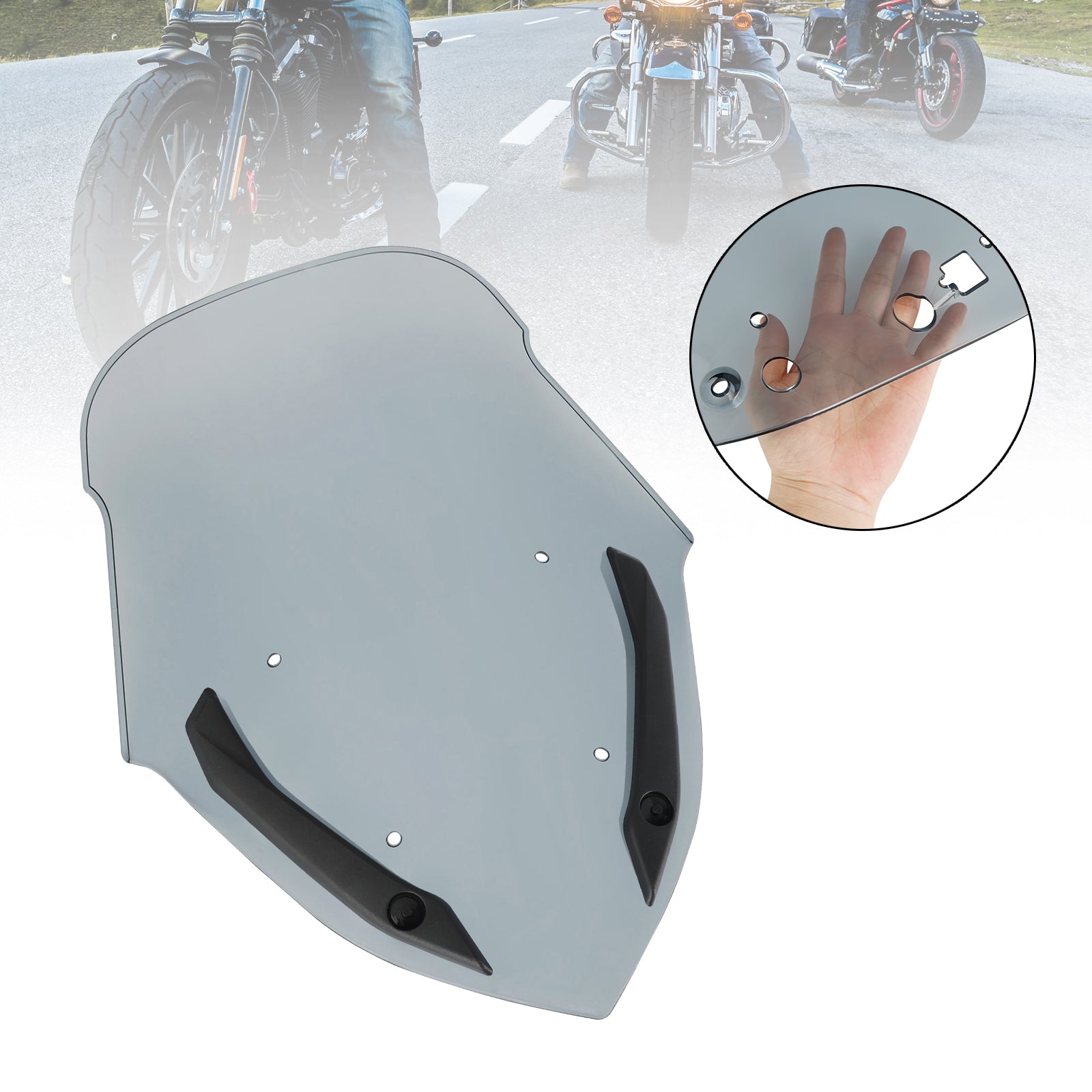 21-23 Yamaha NMAX 155 ABS Motorcycle Windshield WindScreen