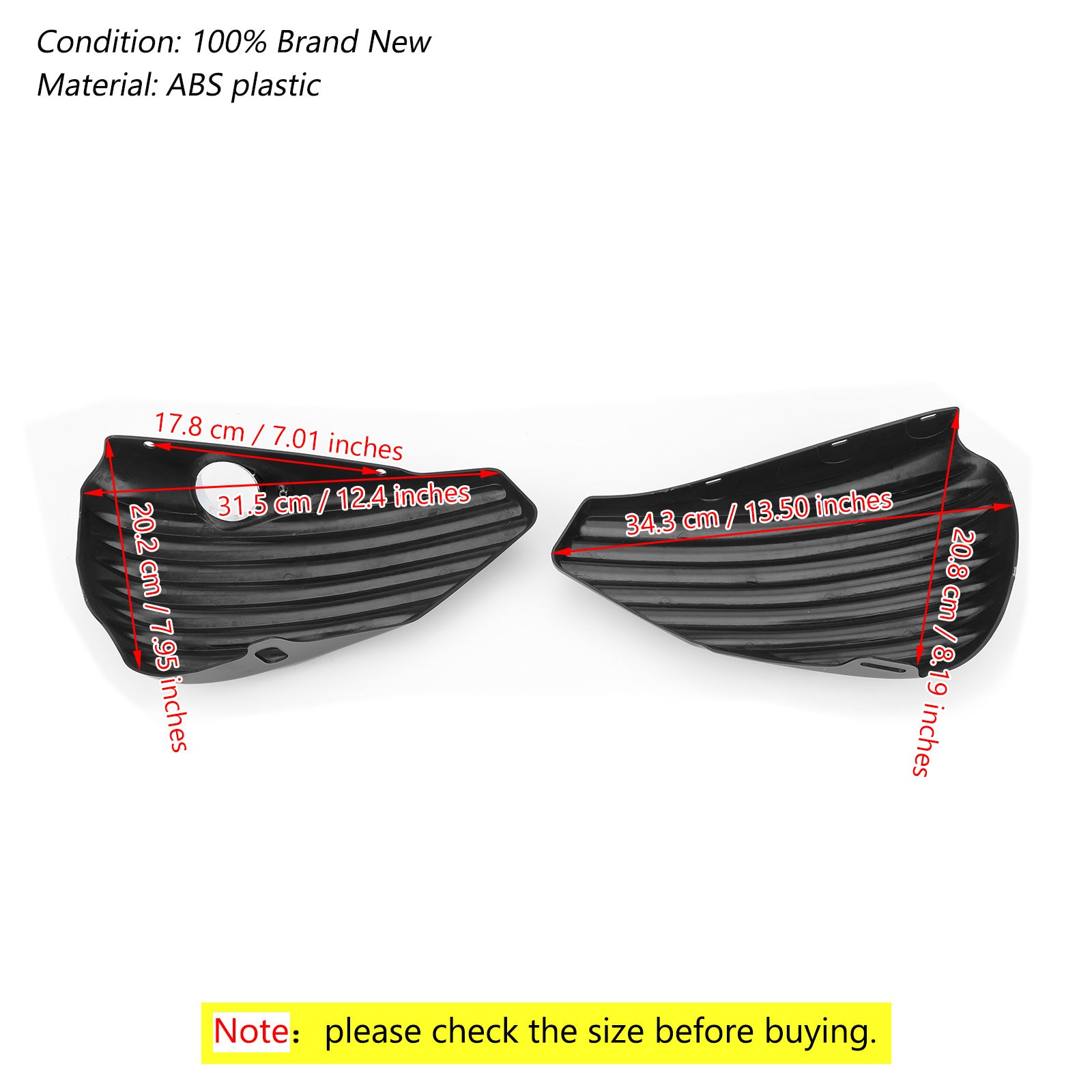 1 Pair Sportster 2004-2013 XL883 XL1200 1200 883 48 72 Battery Side Cover