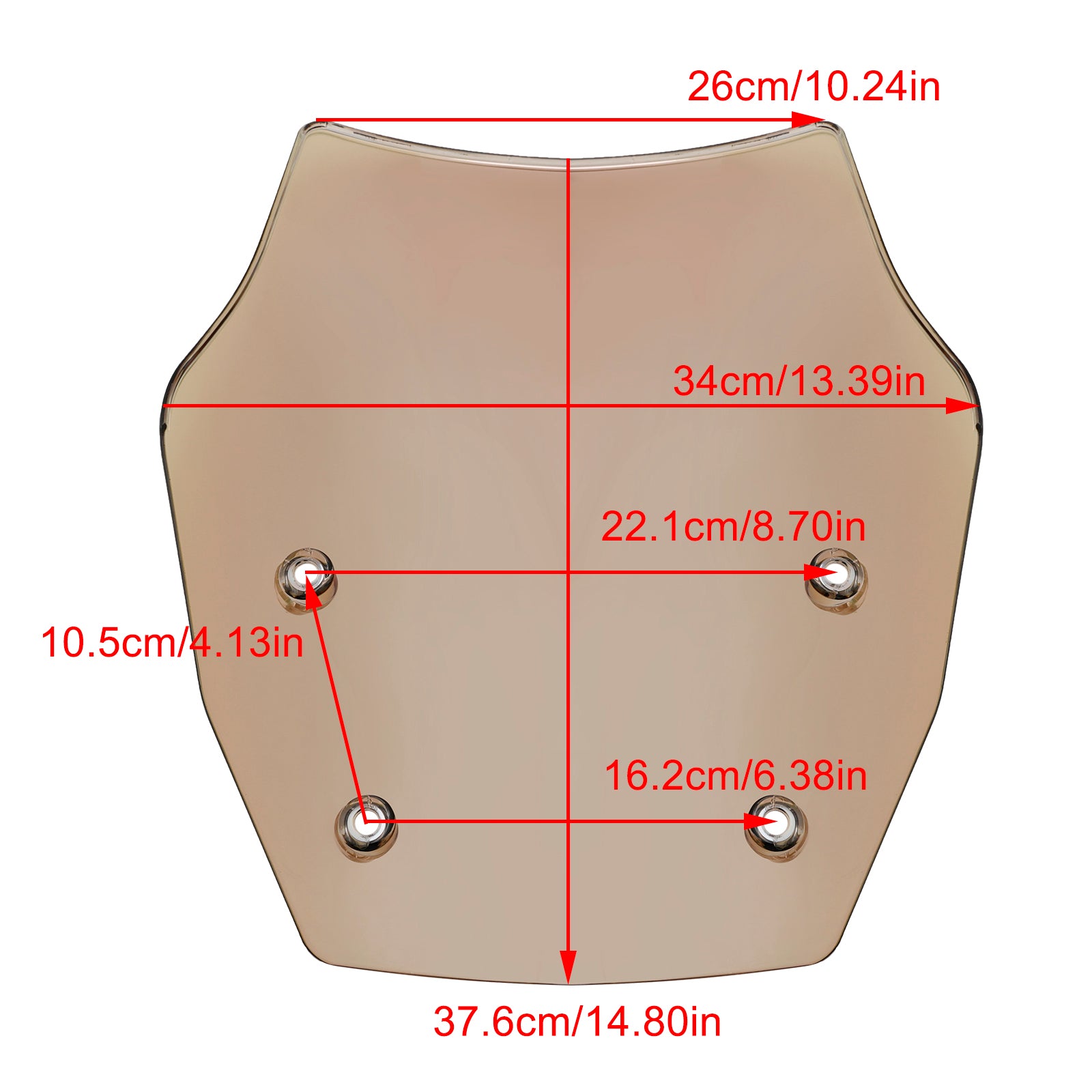 2024 BMW R1300GS Strålkastare vindrutan täcker vindrutan vindrutan