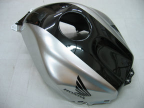 Amotopart 2005-2006 Honda CBR600RR Black&Silver Accent Fairing Kit