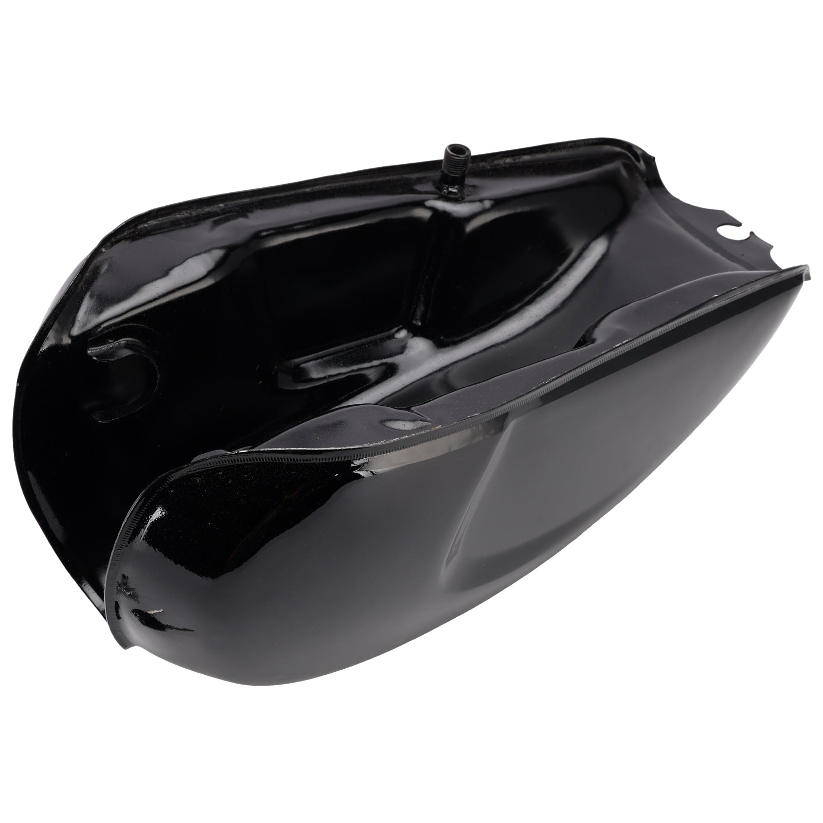 Tanque de combustível estilo Scrambler 9L 2.4Gal Cafe Racer personalizado, acabamento preto