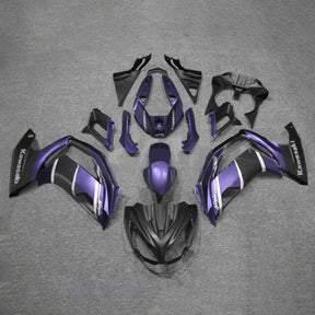 Amotopart 2012-2016 Kawasaki ER6F/Ninja650 Matte Purple&Black Fairing Kit