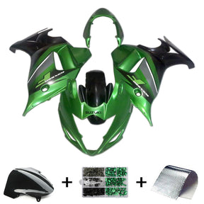 Amotopart 2008-2013 GSX650F Katana Suzuki Green&Black Fairing Kit