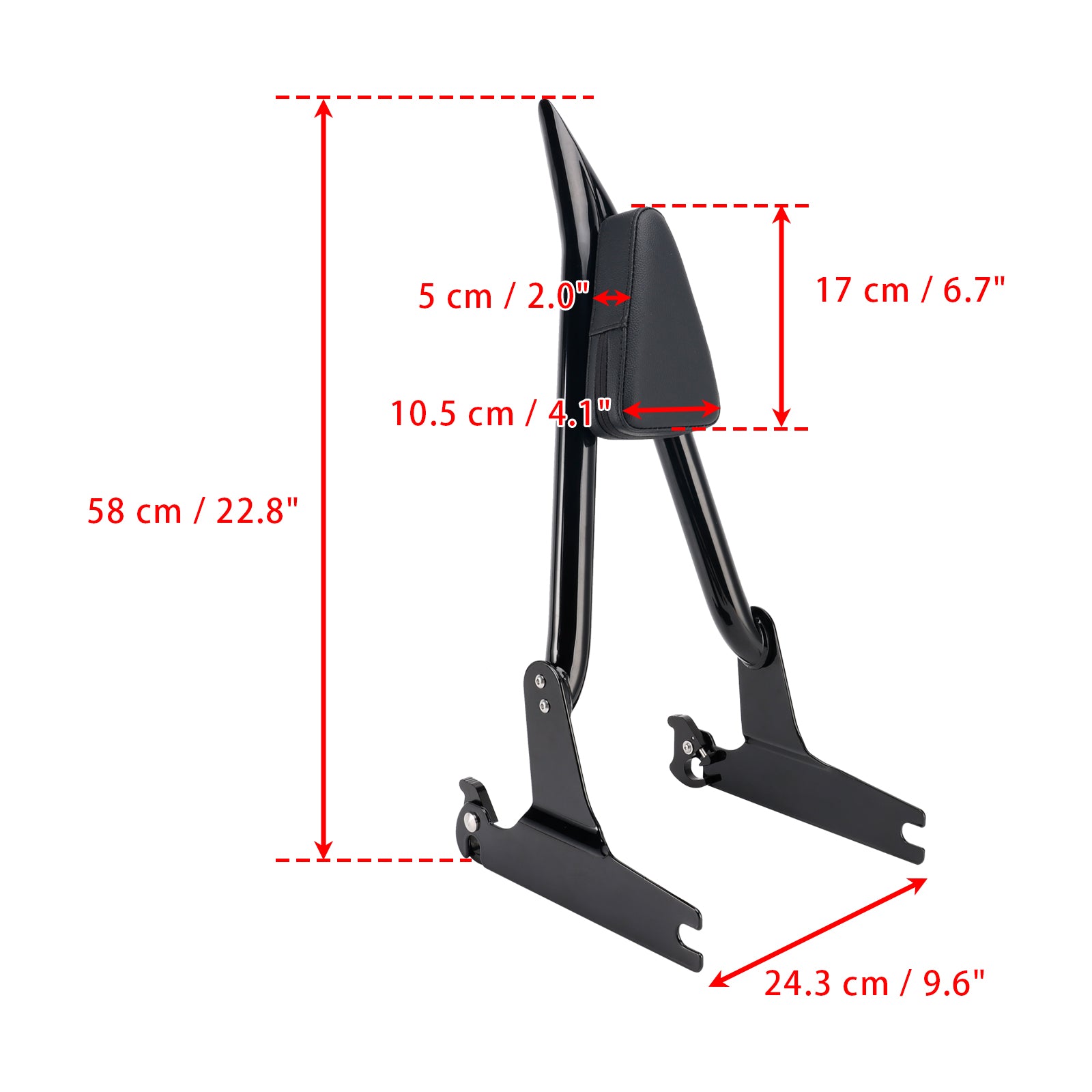 2006-2017 Dyna FXDB Low Rider FXDL FXDLS PASSAGNE Sissy Bar Barrest