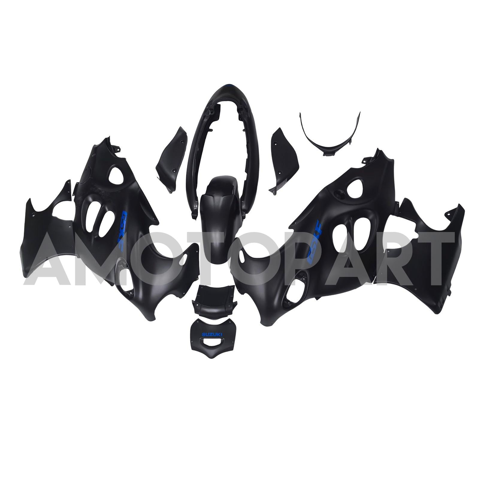 Amotopart 2003-2006 Suzuki Katana GSXF600 GSXF750 Schwarzverkleidungskit