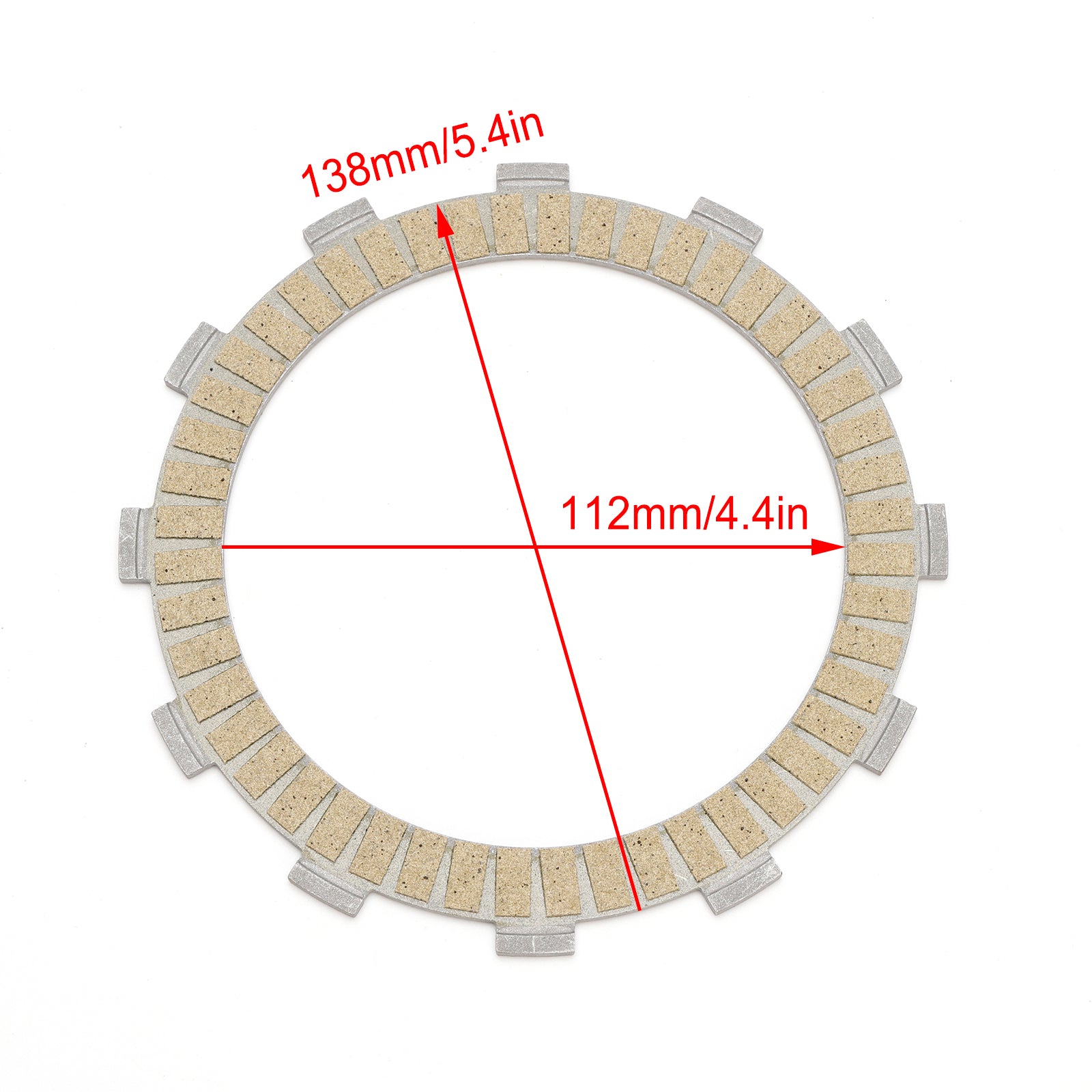 2015-2024 Kawasaki ZX1000 NINJA H2 Clutch Friction Plate Kit 13088-0575 13088-0576