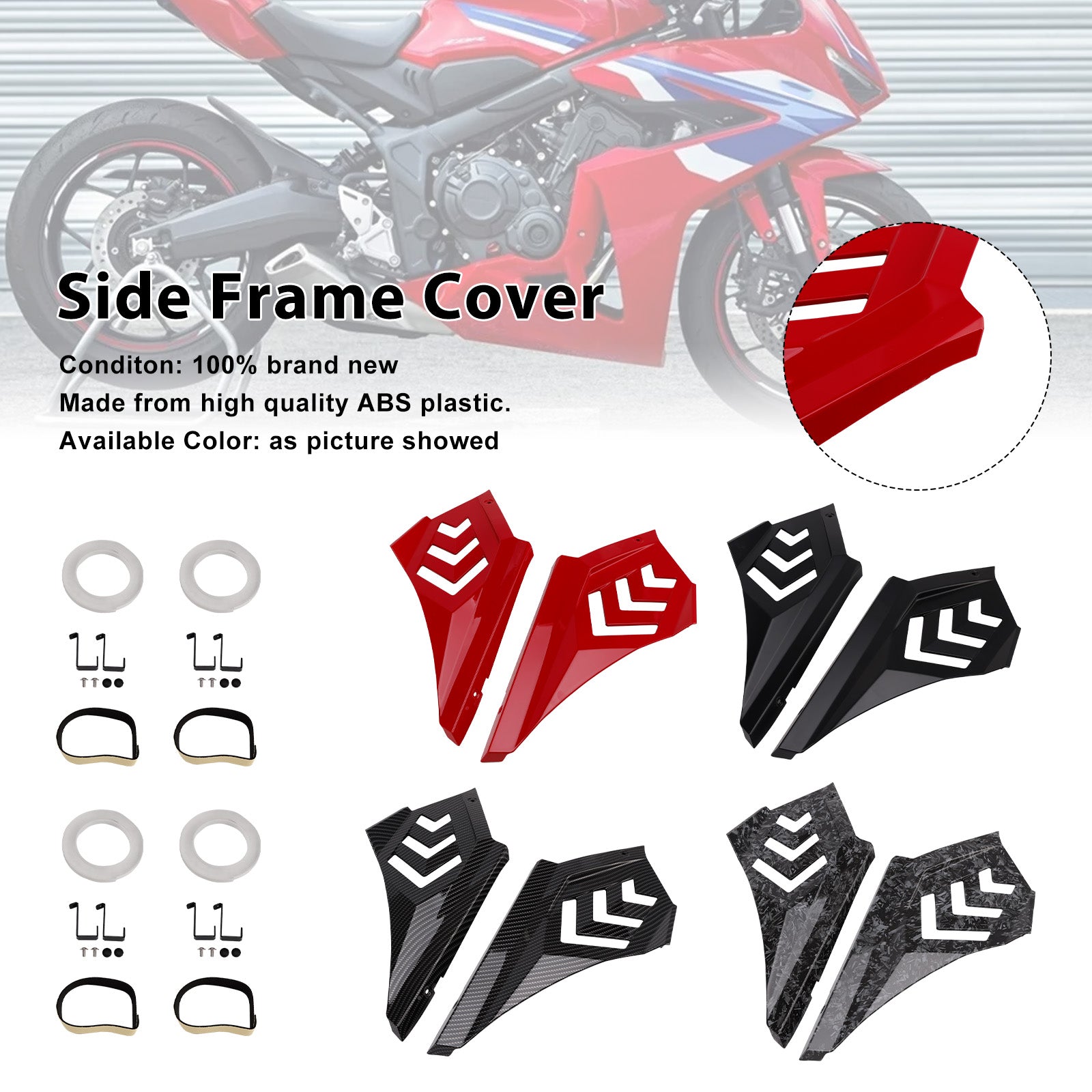 2024-2025 Honda CBR650R Side Frame Panel Protector Fairings Cover