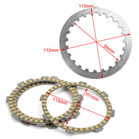 Clutch Kit Steel & Friction Plates fit for Yamaha DT50 RZ50 DT80 TDR80 YZ80