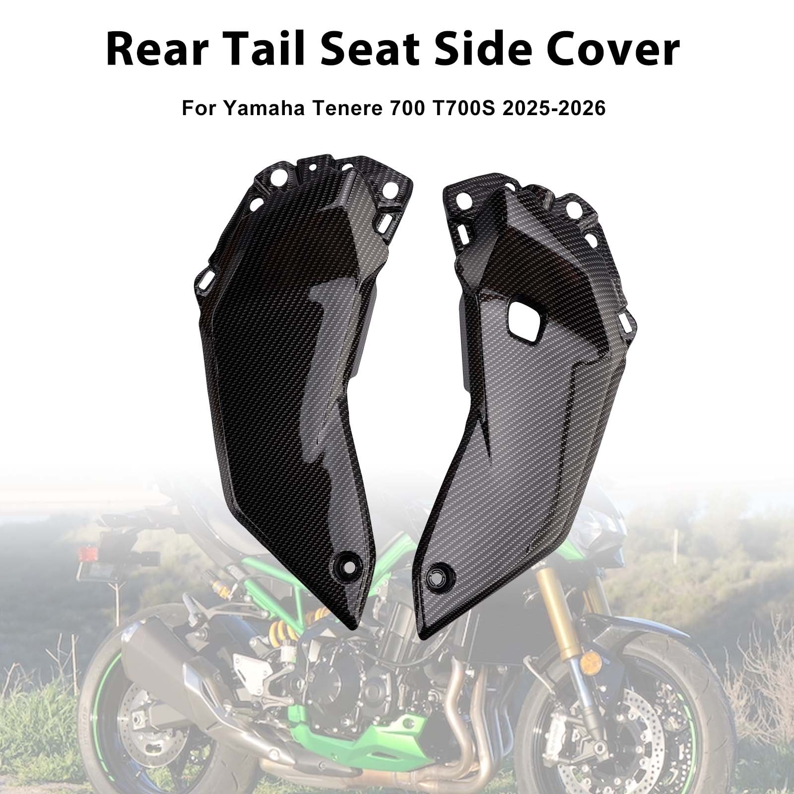 Carenatura della copertura laterale del sedile posteriore della Yamaha Tenere 700 T700S 2025-2026