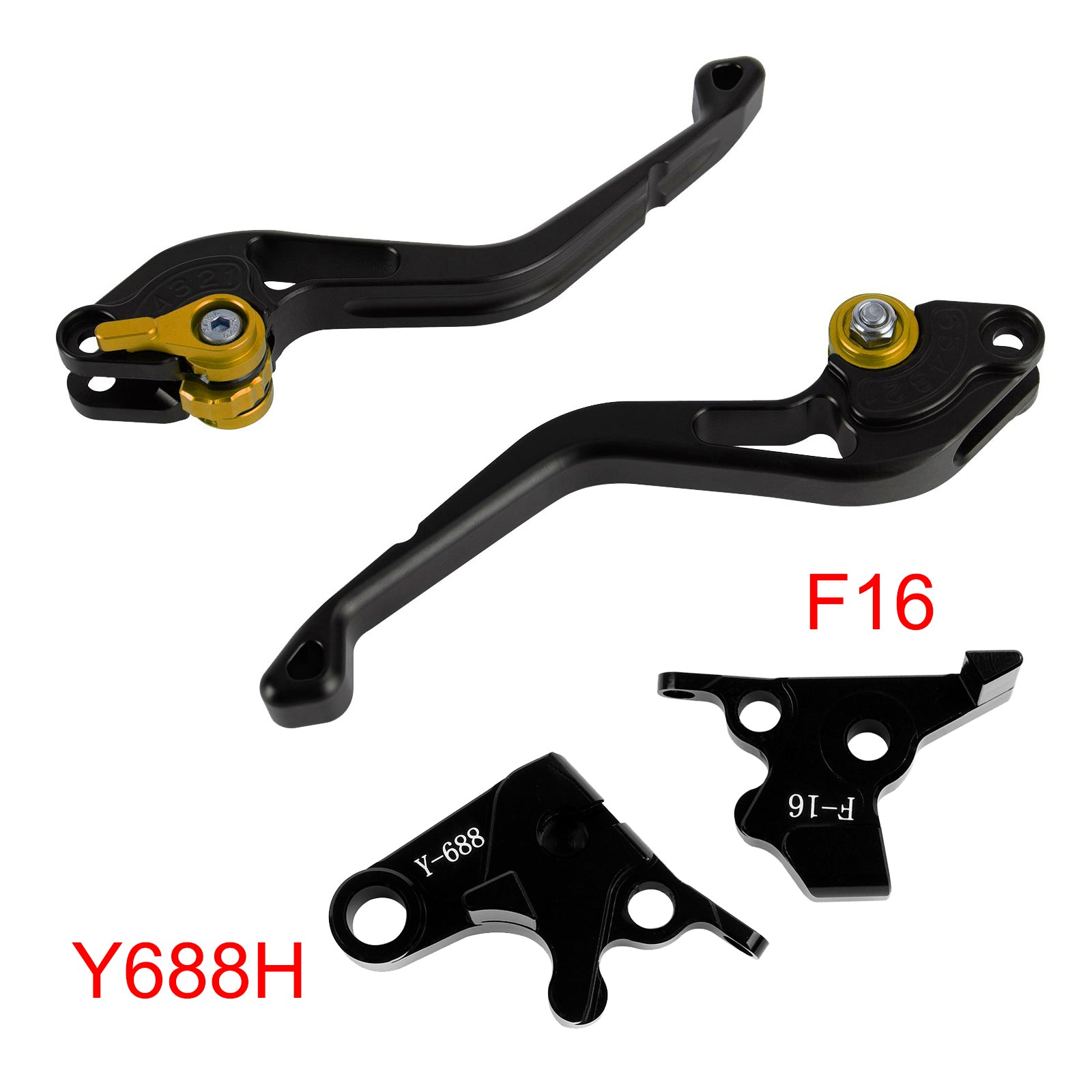 Yamaha FZ6 FAZER XSR 700 900 ABS Guld NY Kortkoblingsbremsegreb