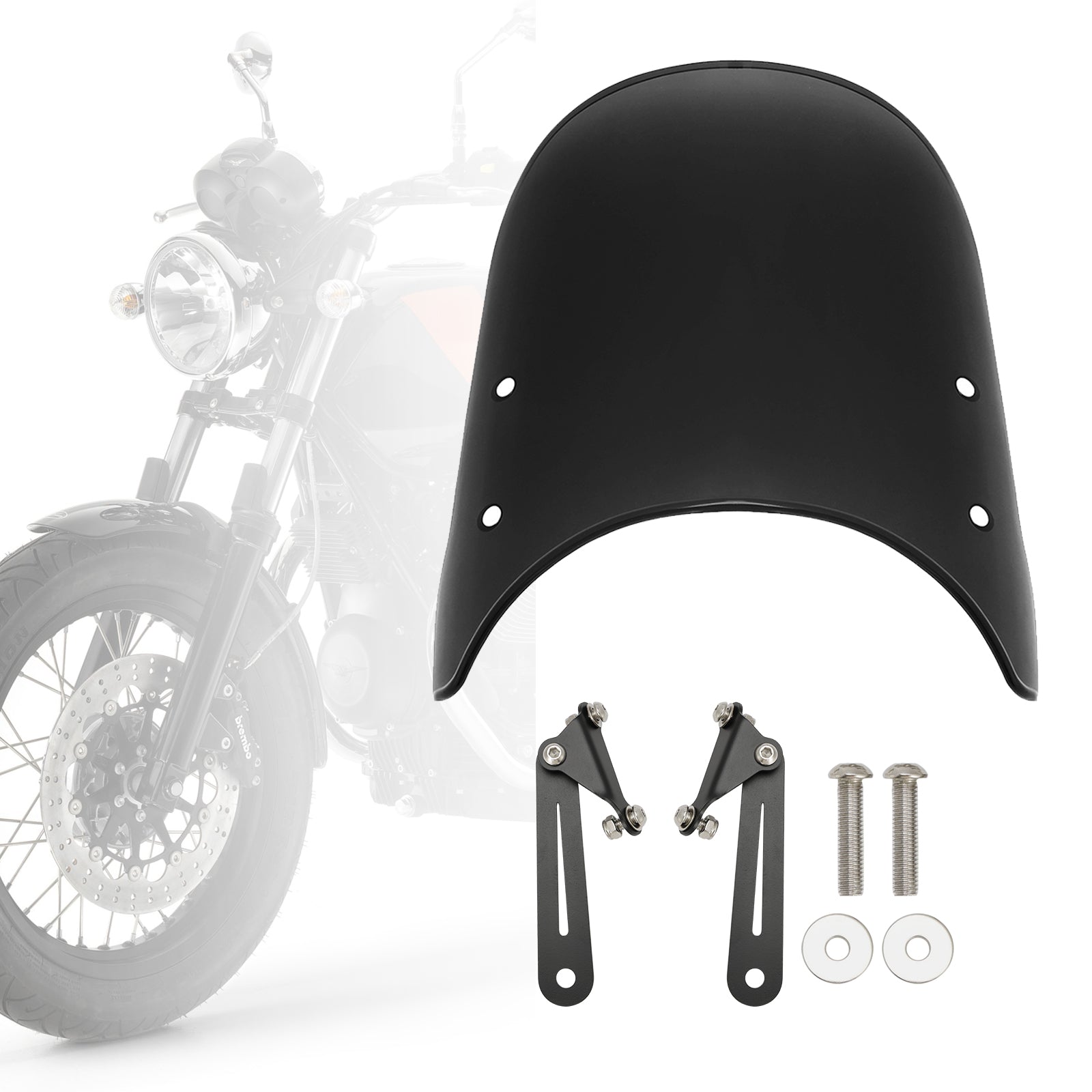 Parabrisas Moto Guzzi 16-23 V7 Classic y 18-23 V9 Black Bobber