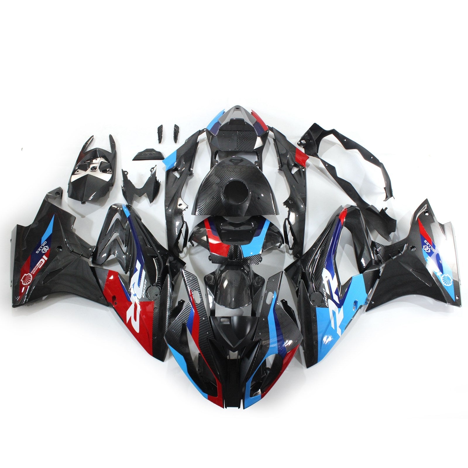 Amotopart 2017-2018 S1000RR S1000RR Carbon Fiber Pattern Fairing Kit