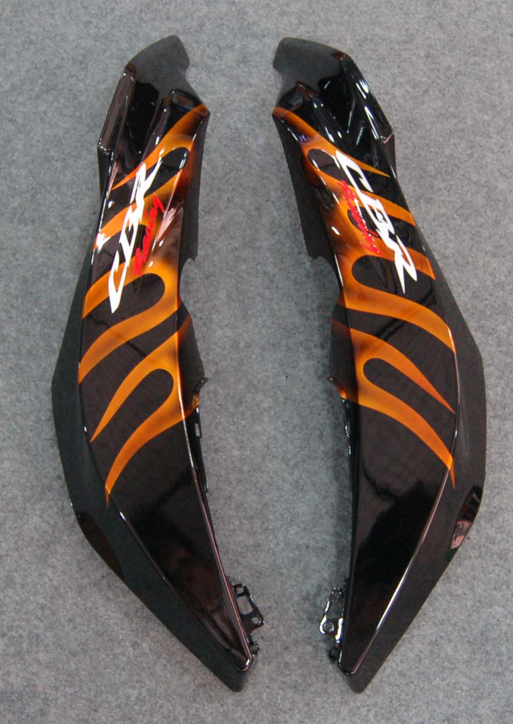 Amotopart 2007–2008 Honda CBR600RR Orange & Schwarz Verkleidungsset