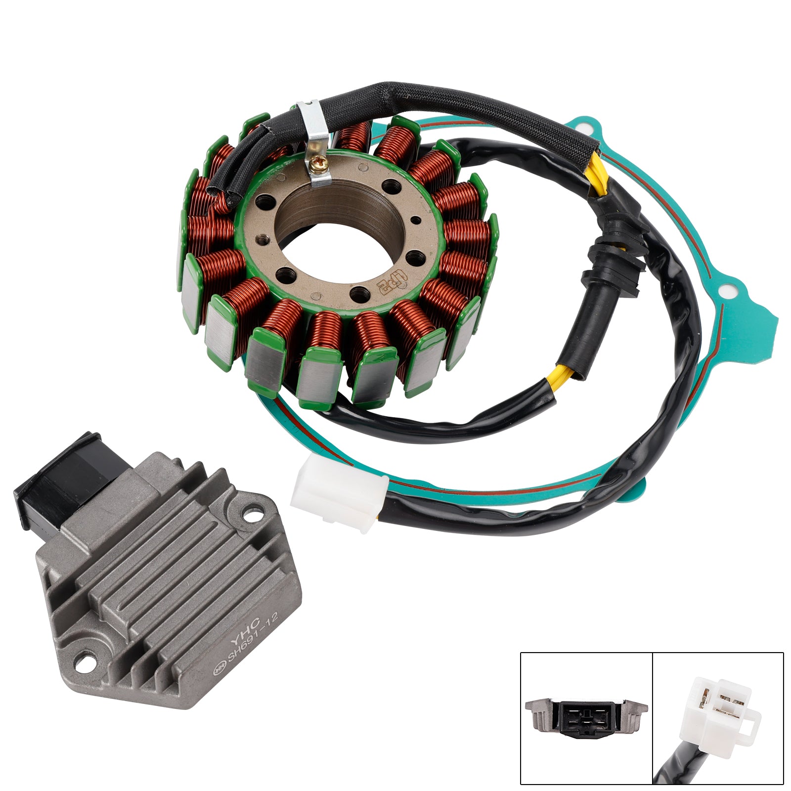 1990-1993 Honda VFR 750 F RC24 VFR750F Stator Regulator Rectifier & Gasket