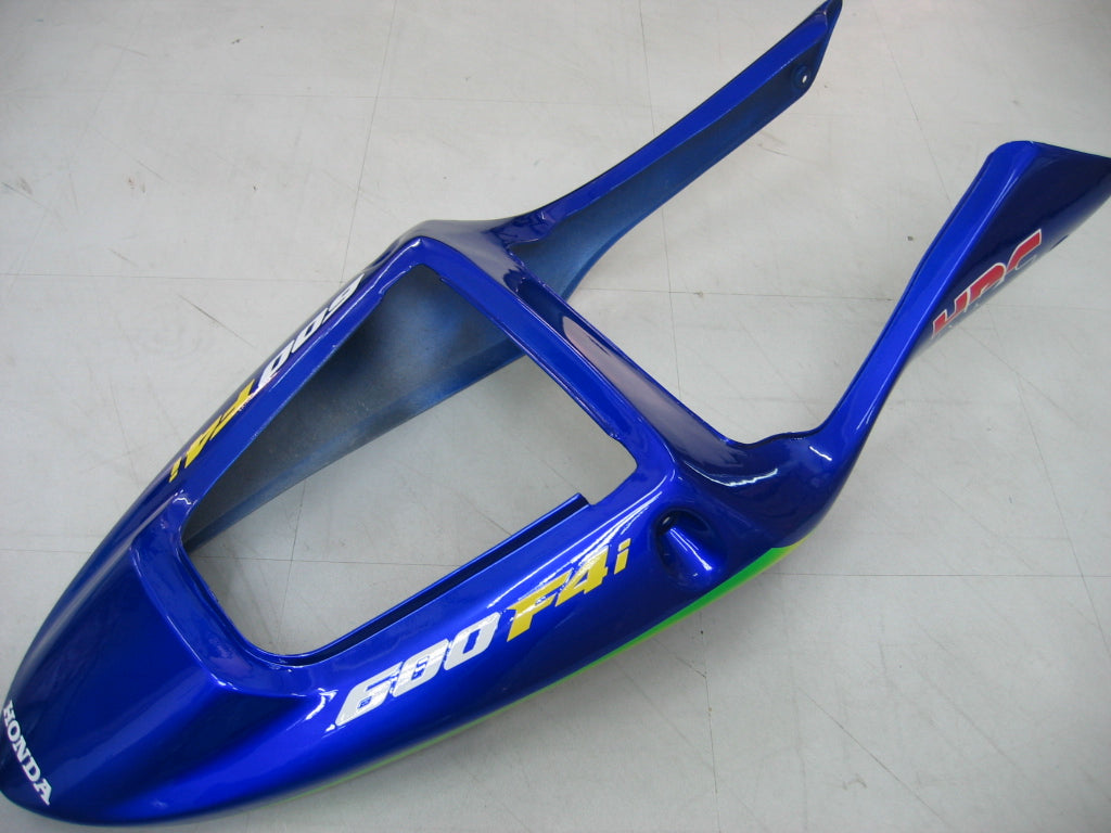 Amotopart 2001-2003 Kit carena Honda CBR600 F4i blu e verde