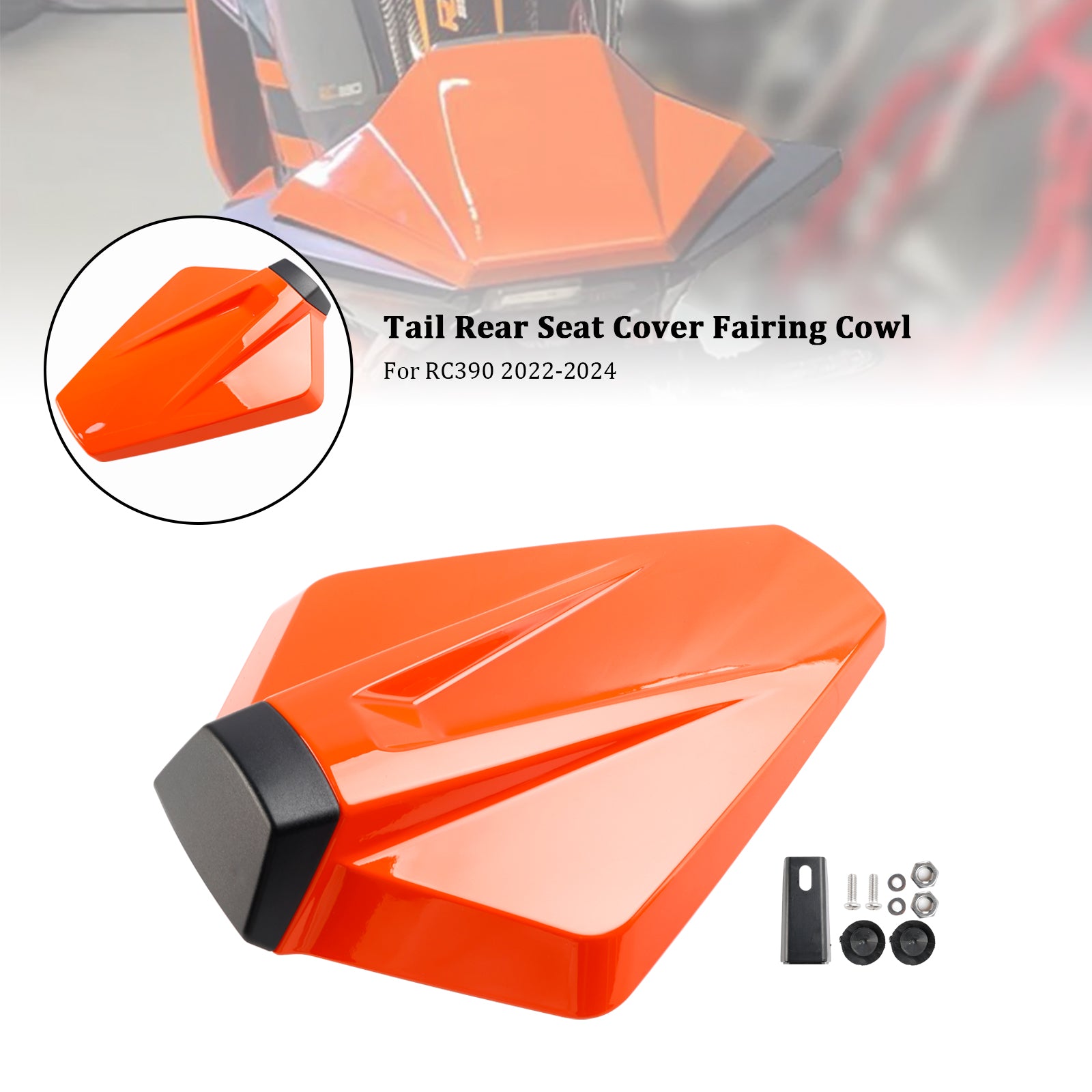 22-24 KTM RC390 Tail Rear Seat Cover Fairing Cowl