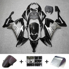 Amotopart 2008-2010 Kawasaki ZX10R Black&Grey Fairing Kit