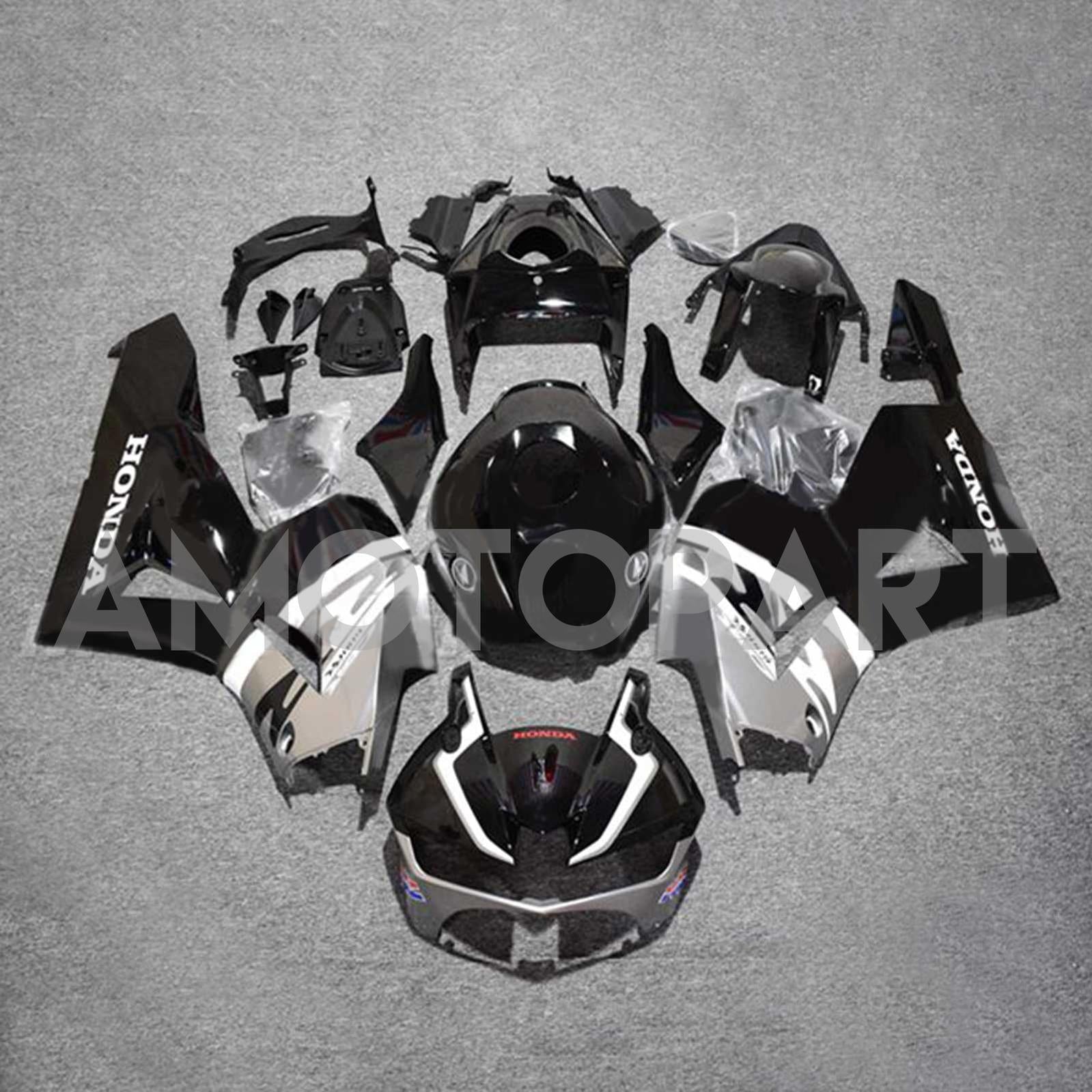 Amotopart 13-25 US ver. & 13-23 European ver. F5 CBR600RR Honda Black&Grey Fairing Kit