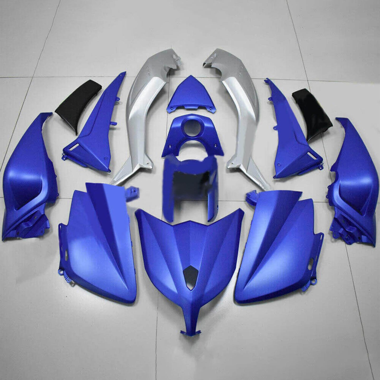 Amotopart 2012-2014 Yamaha T-Max TMAX530 Kit carena blu opaco e argento