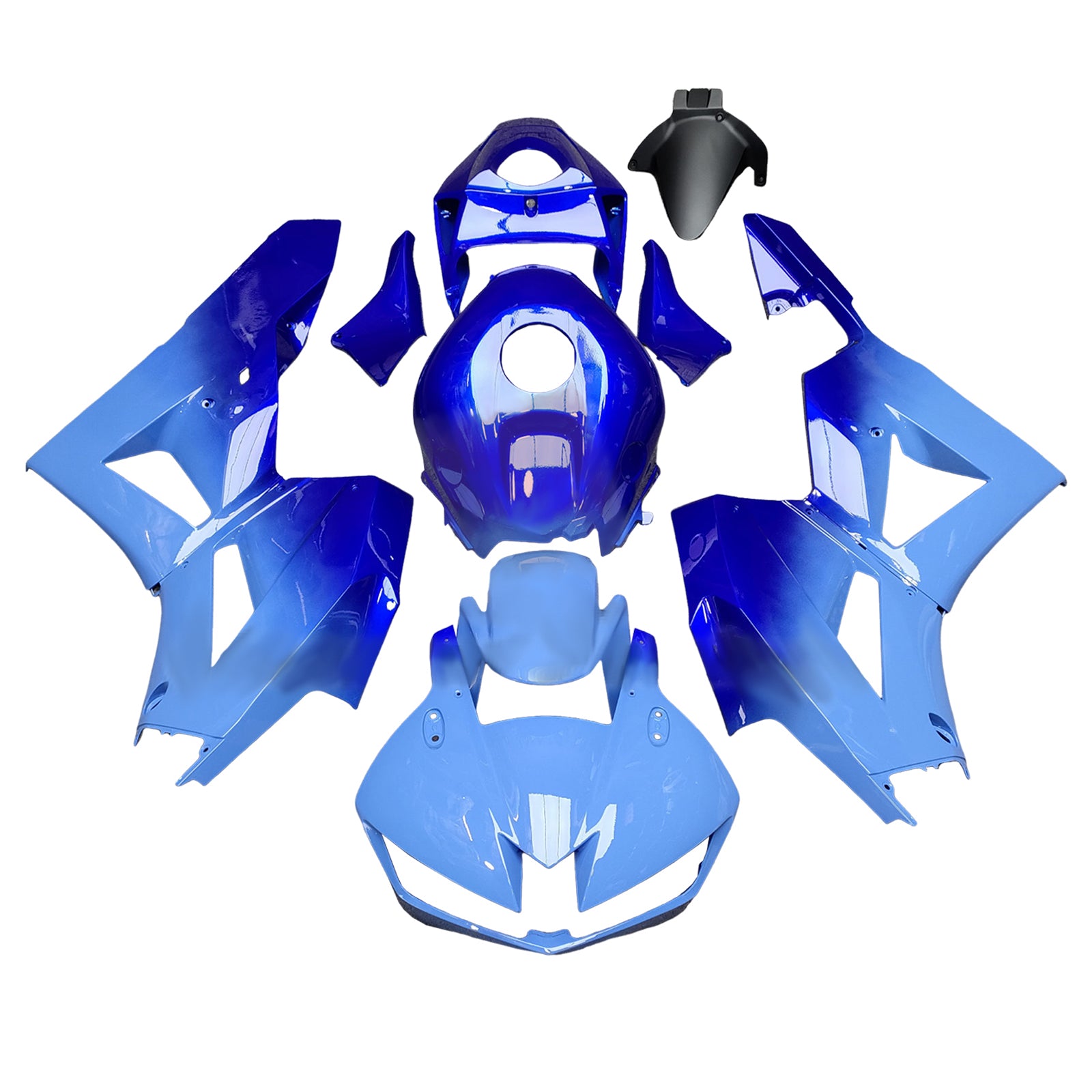 Amotopart 13-25 version américaine & Kit de carénage bleu dégradé pour Honda CBR600RR version européenne 13-23