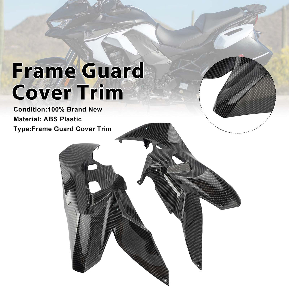 2019-2024 Kawasaki Versys 1000 Frame Guard Side Cover Fairing