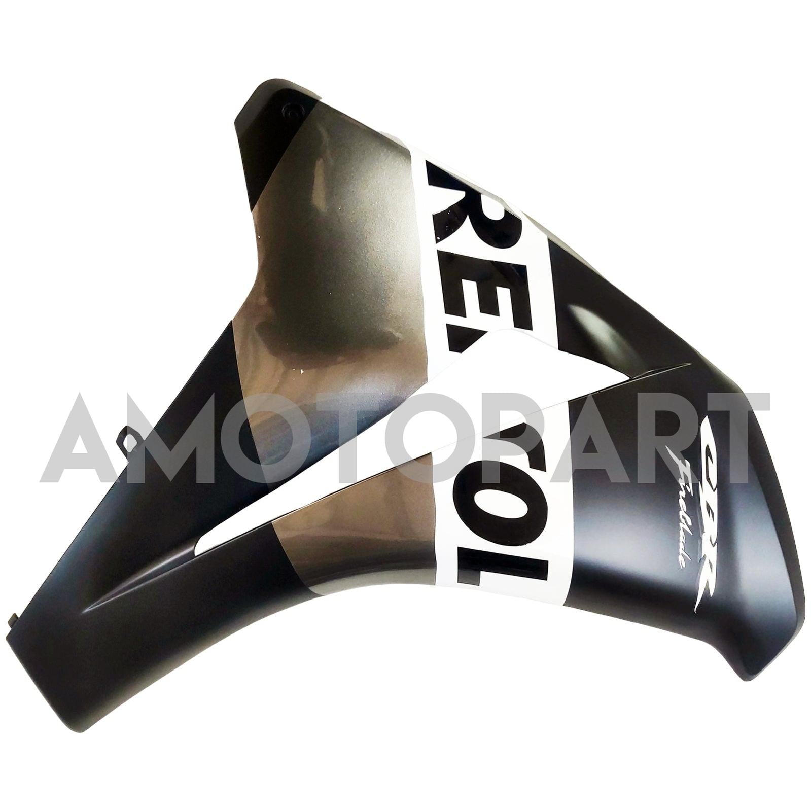 Amotopart 2008-2011 Honda CBR1000RR Black Silver Fairing Kit