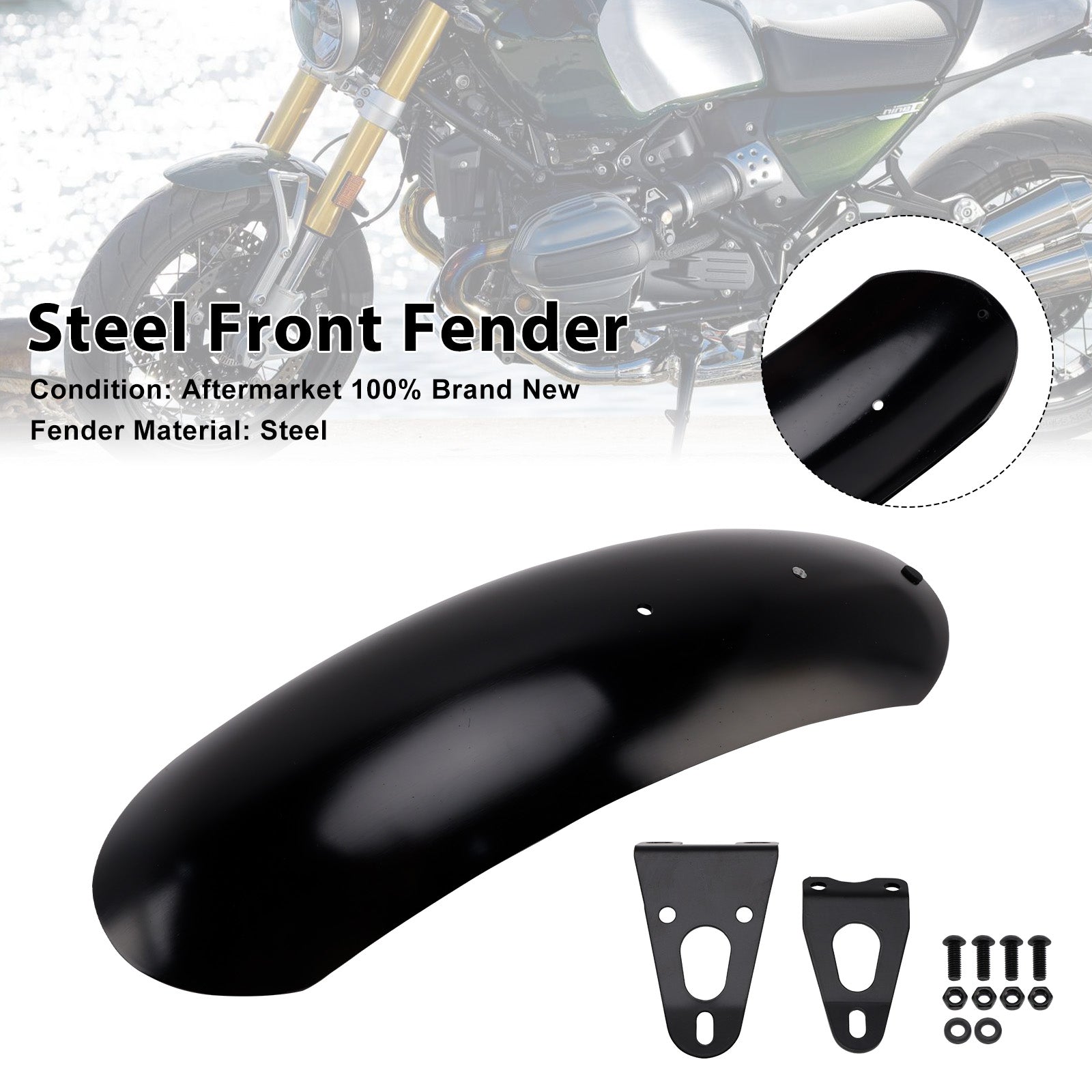 BMW R12 nineT R nineT Scrambler Pure Option Steel Front Fender