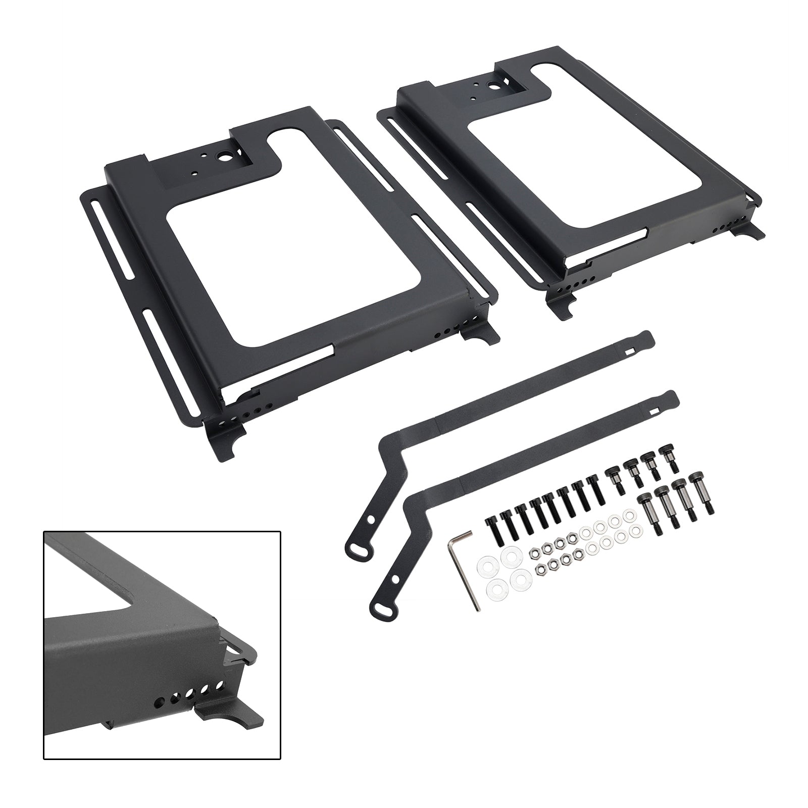 Polaris Rzr 800/900 1000 Xp Turbo Rs1 2X Lower Recline Seat Bases Set Fits