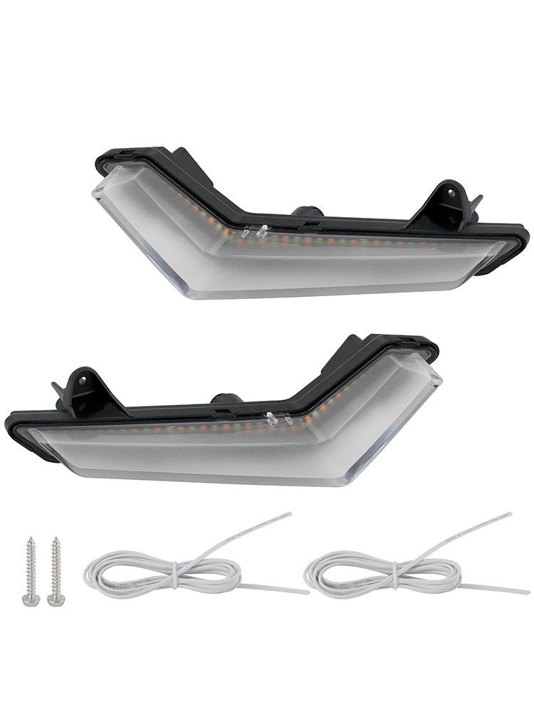 LED Front Turn Signals Light Daytime Running For Can-Am Defender Max 2020-2023