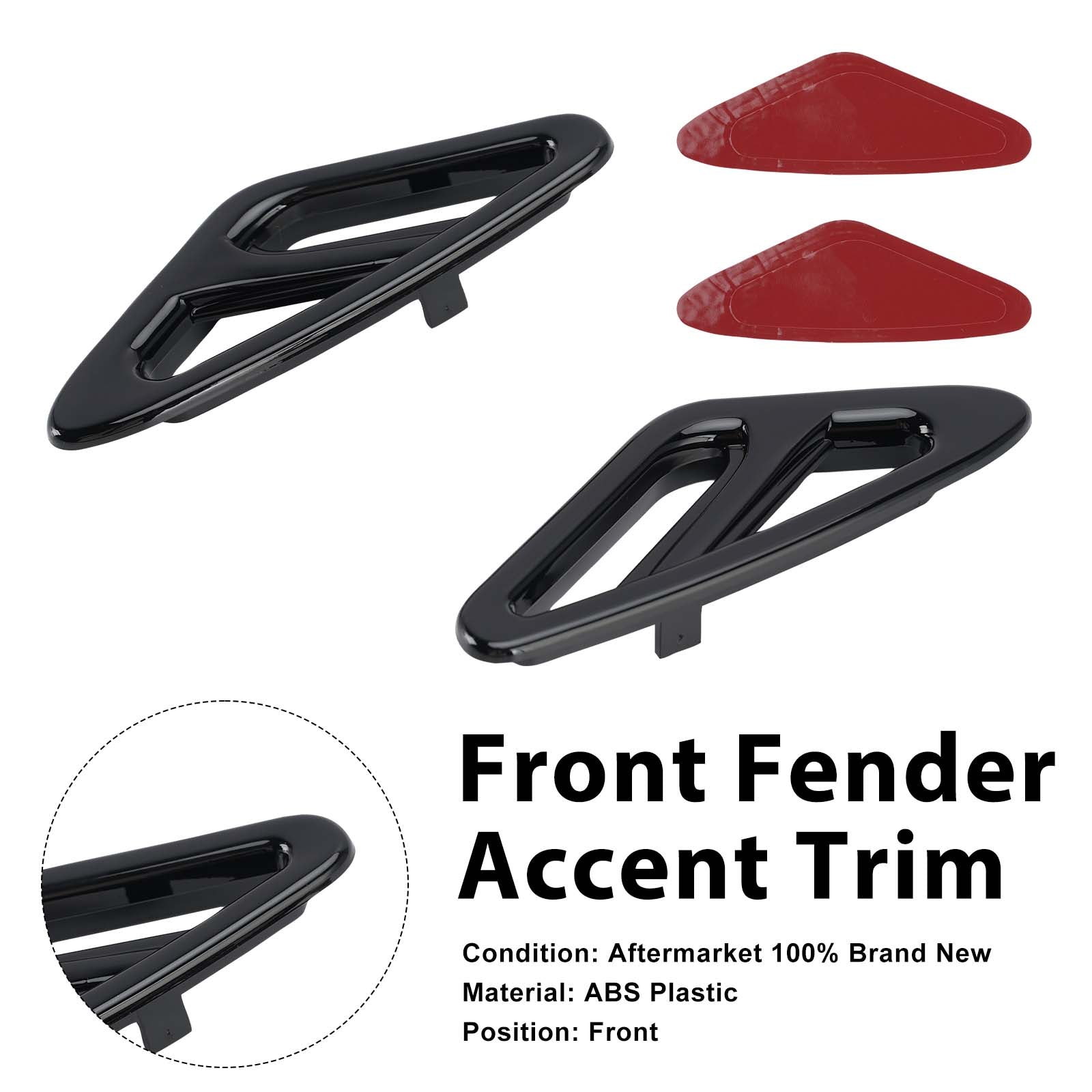 2001-2017 Honda GL1800 Goldwing 1800 Front Fender Accent Trim