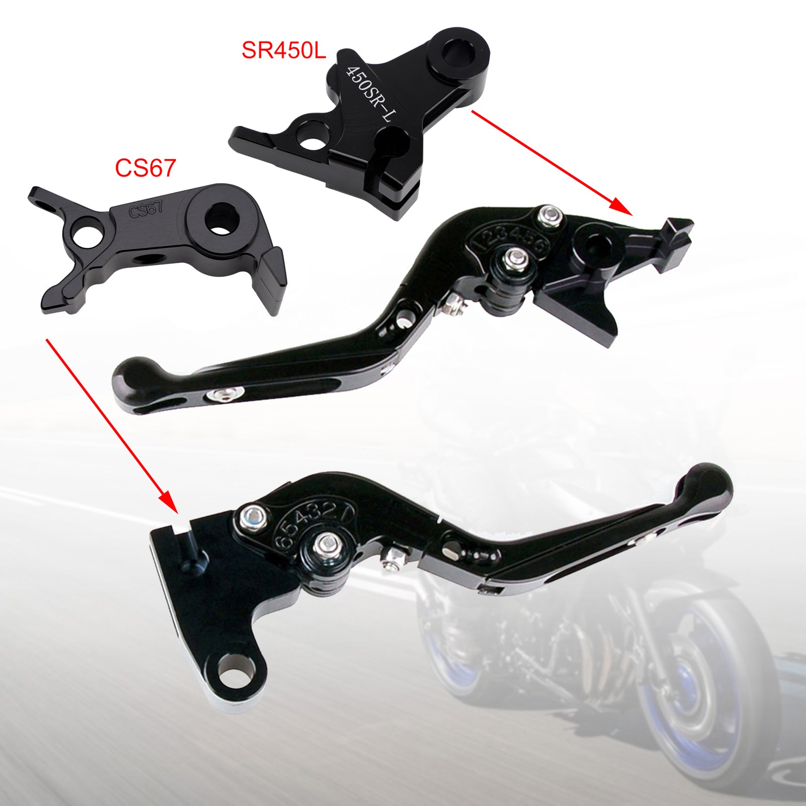 2024-2026 VOGE DS900X 900DSX Adjustable Clutch Brake Lever