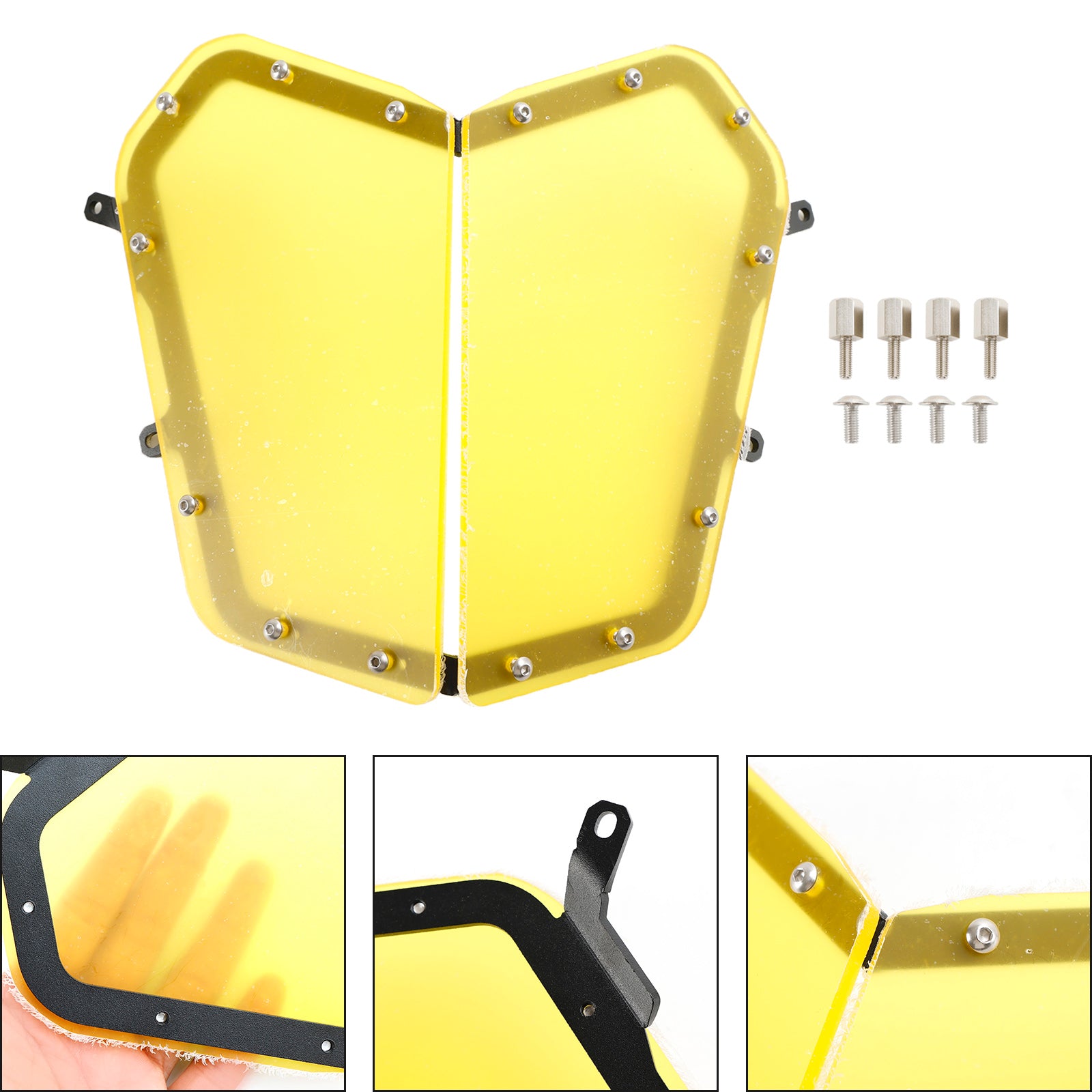 Couvercle de protection de phare avant en acrylique, adapté à Yamaha Tenere 700 19-23