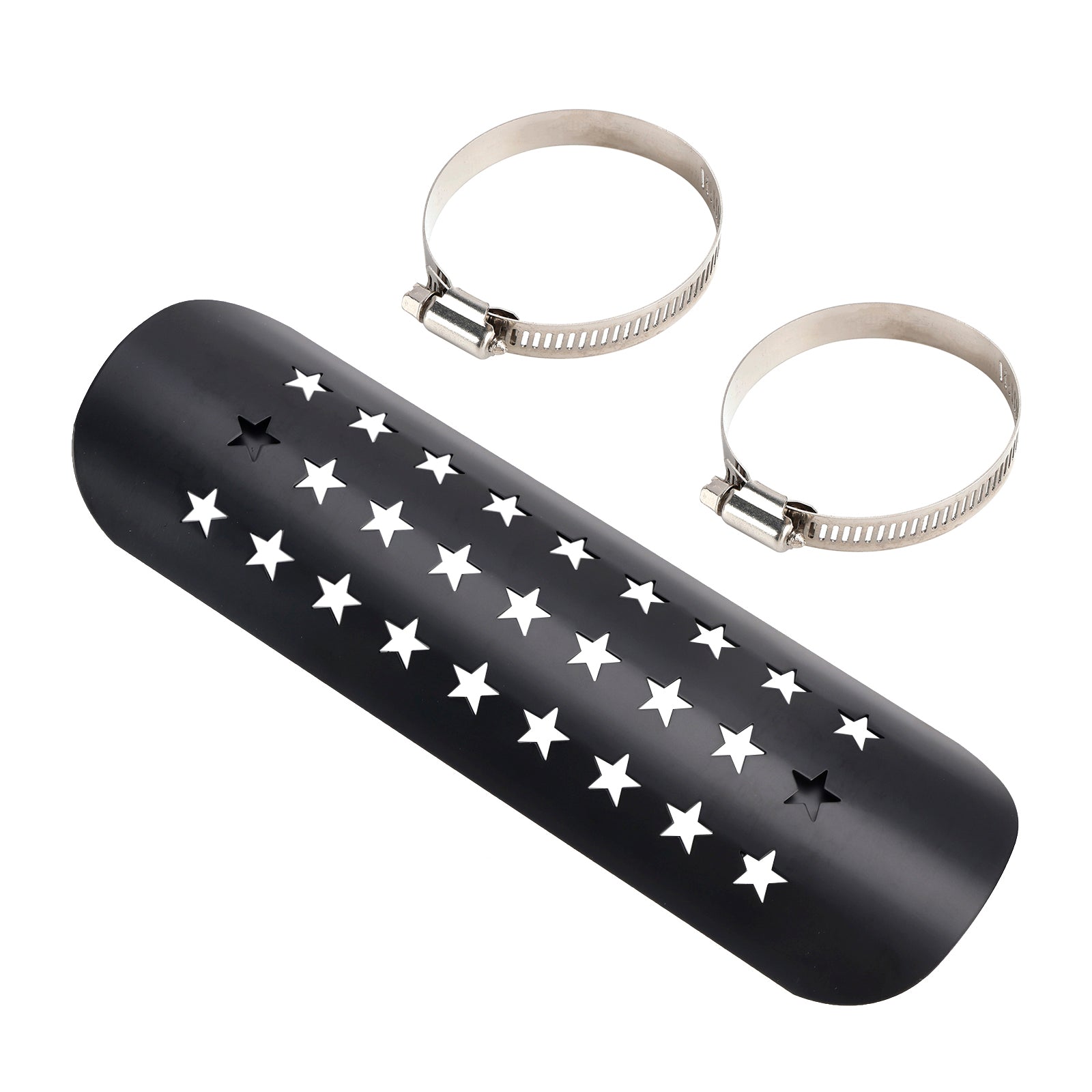 Motorcycle Scooter Cub BlackD Exhaust Side Bracker Cover Steel Decorative Cover