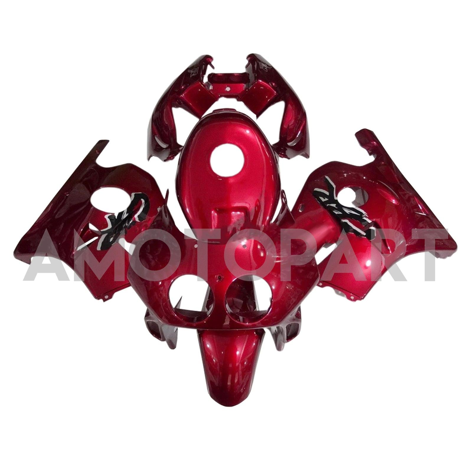 Amotopart 1990-1998 Honda CBR250RR MC22 Red Fairing Kit