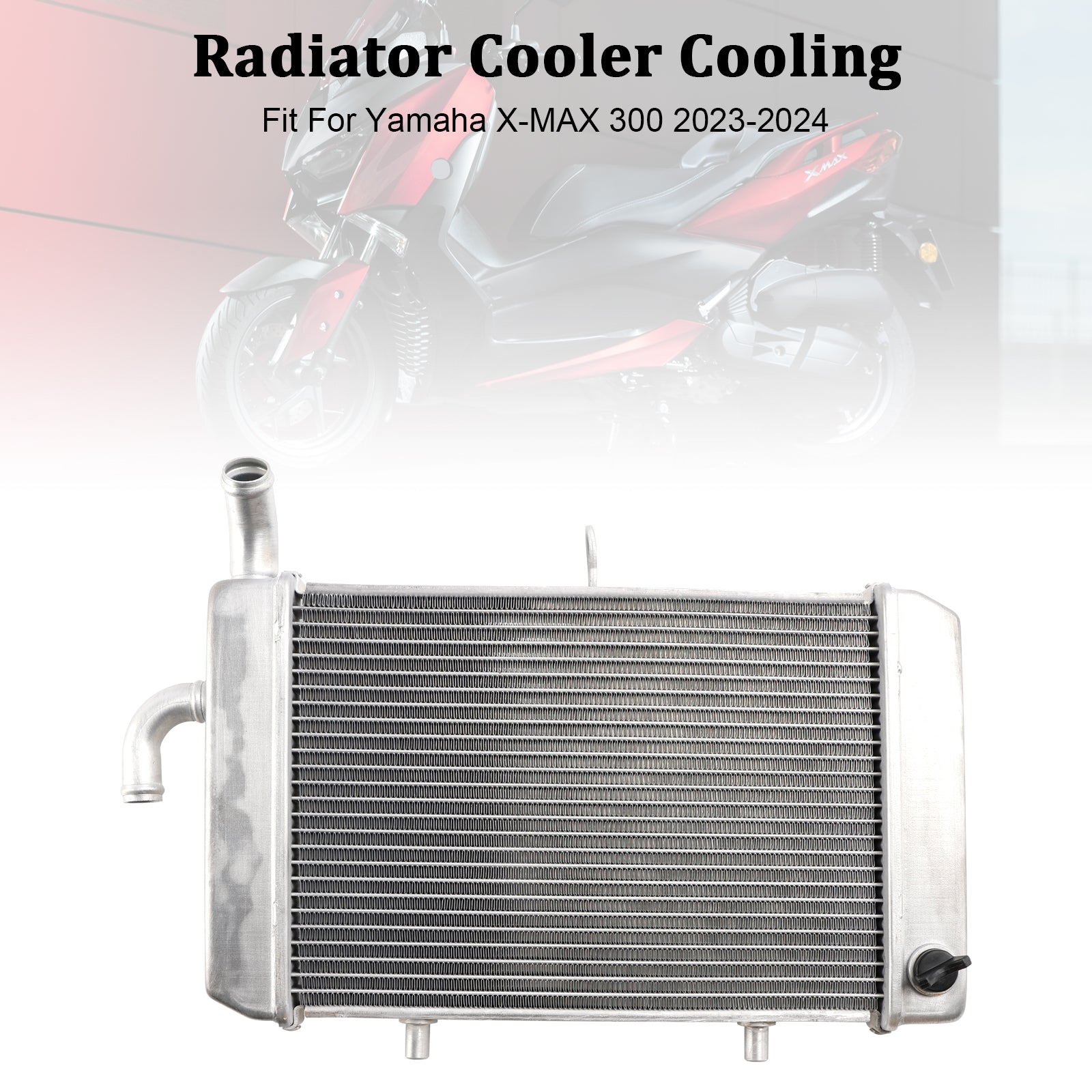 23-24 Yamaha X-MAX 300 XMAX Radiator Cooling Engine Cooler