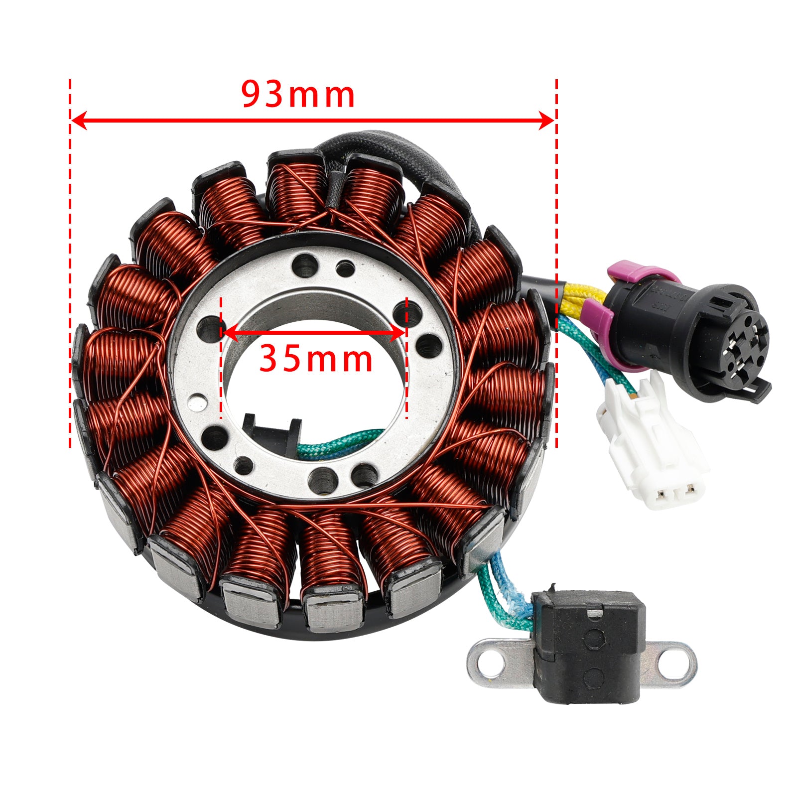 Linhai 27450 400 ATV Carb Quad Parts Magneto Stator Generator 93mm 27450